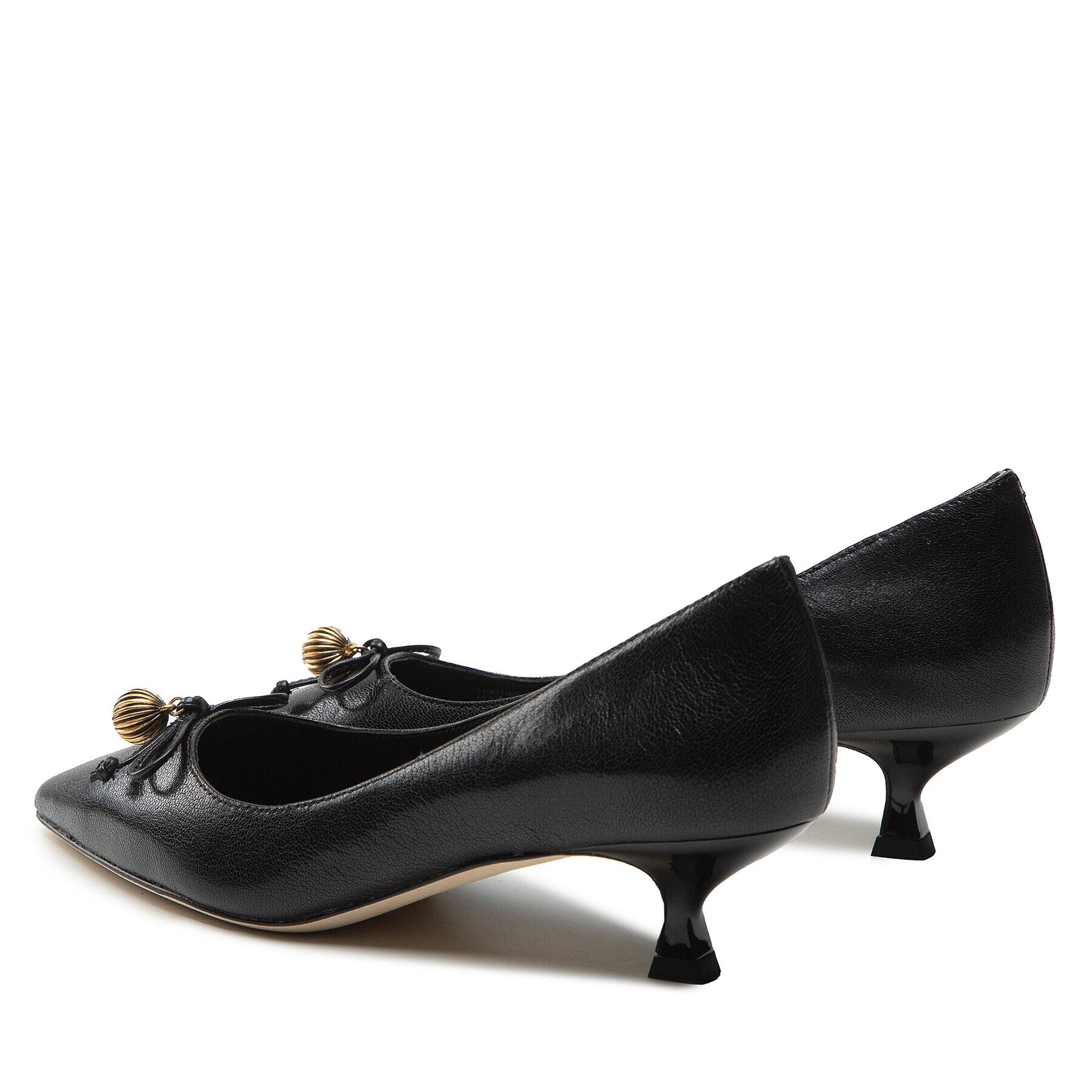 Tory Burch Обувки Capri Kitten Heel Pump 136949 Черен - Pepit.bg