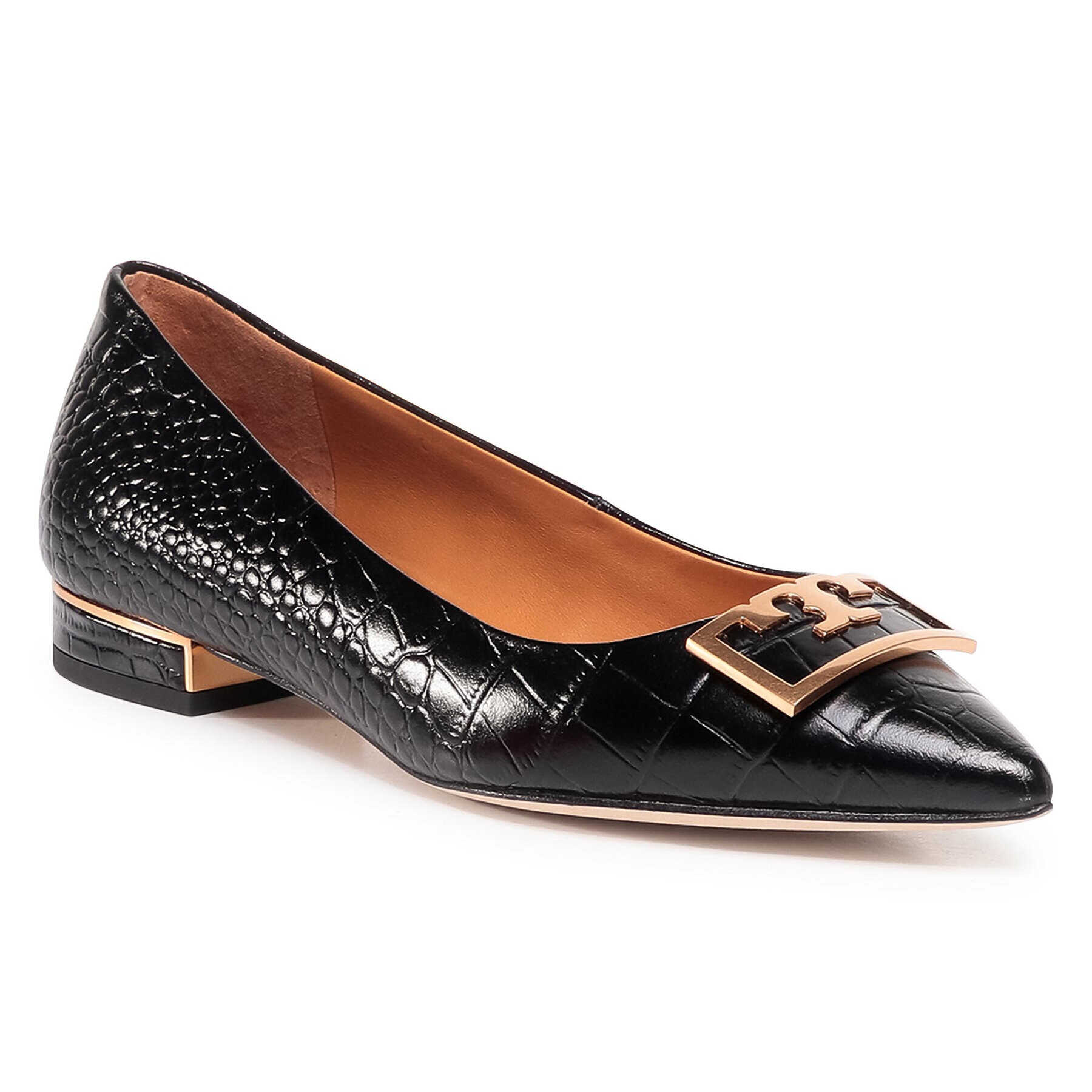 Tory Burch Обувки Gigi 20Mm Pointy Toe Flat 76349 Черен - Pepit.bg