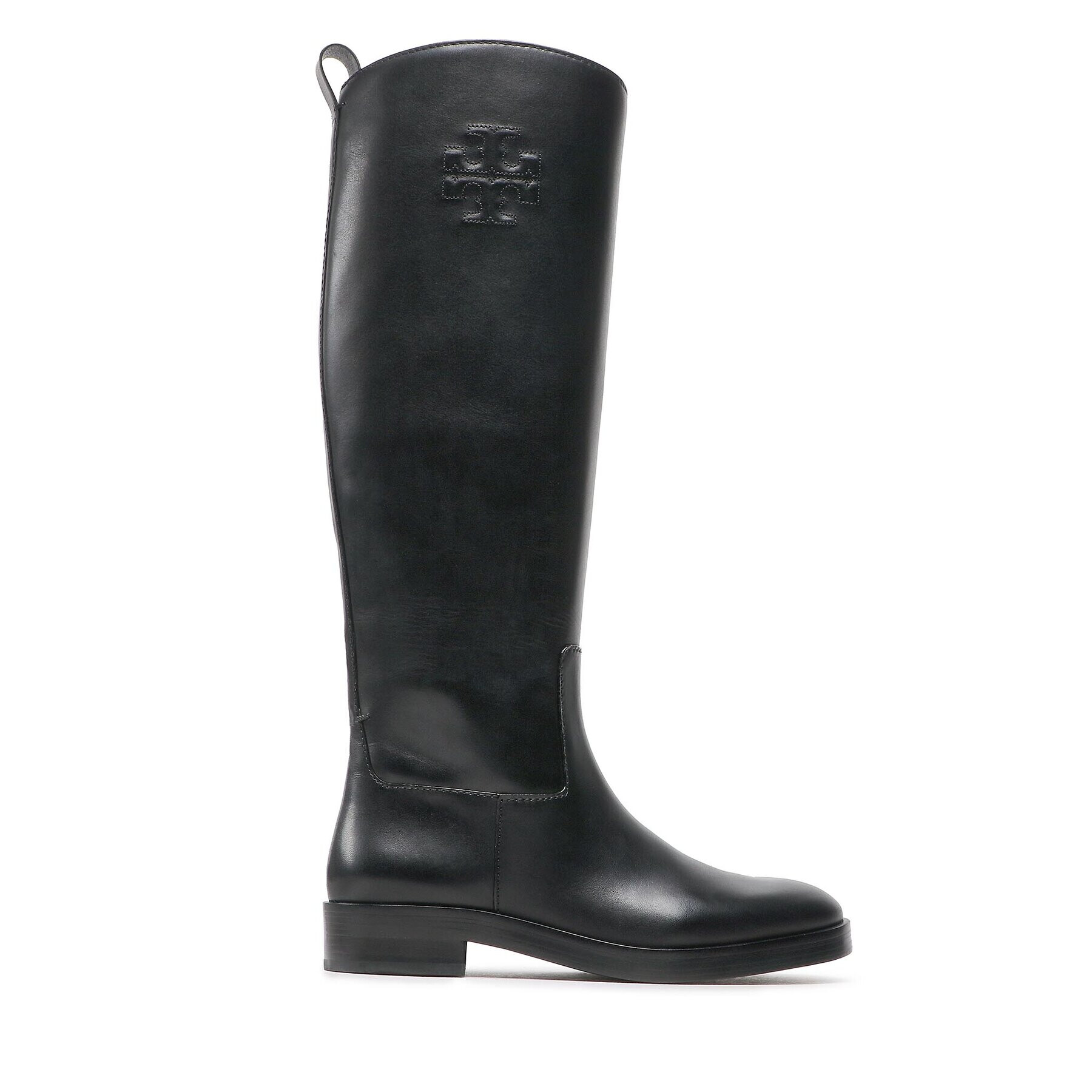 Tory Burch Офицерки The Riding Boot 141232 Черен - Pepit.bg