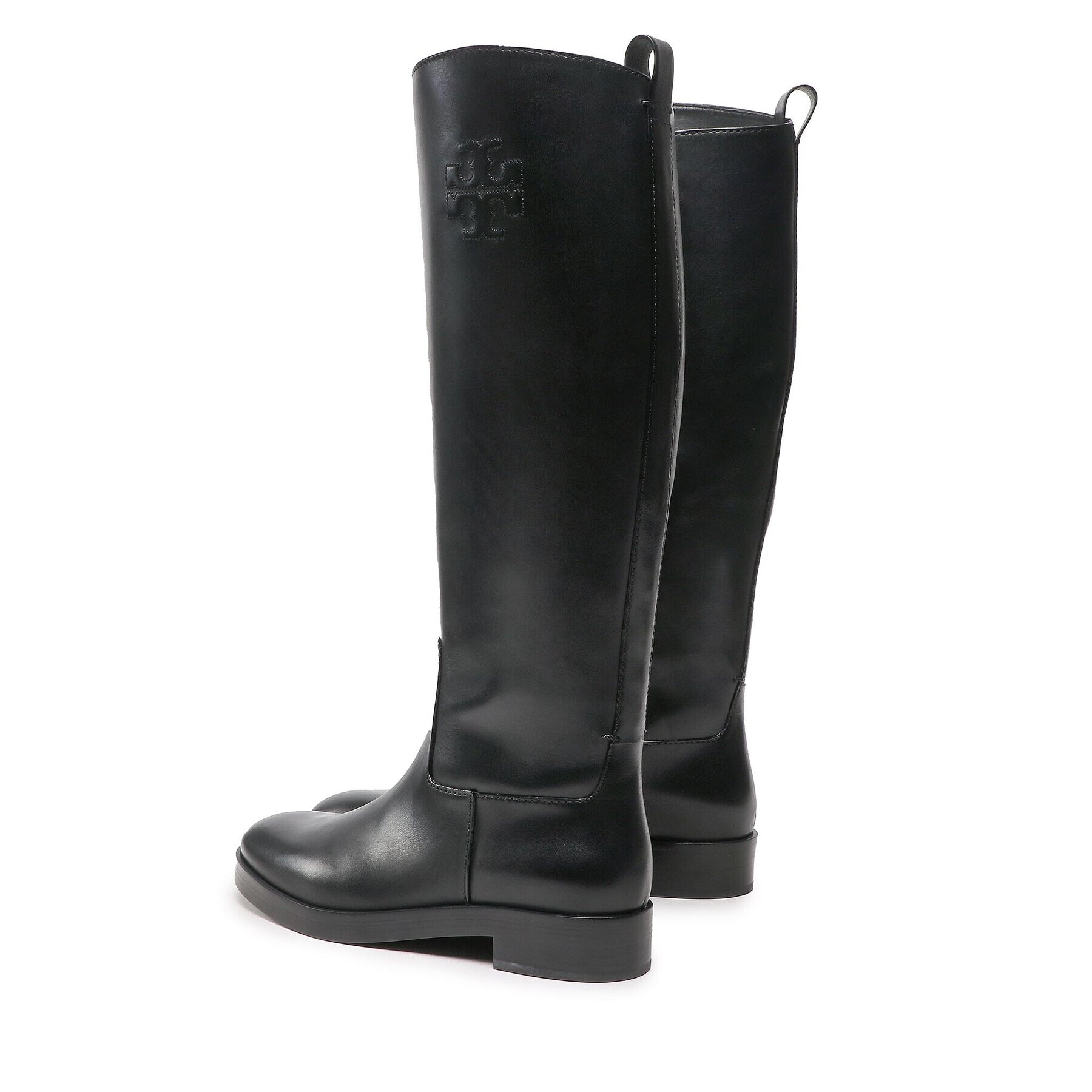 Tory Burch Офицерки The Riding Boot 141232 Черен - Pepit.bg