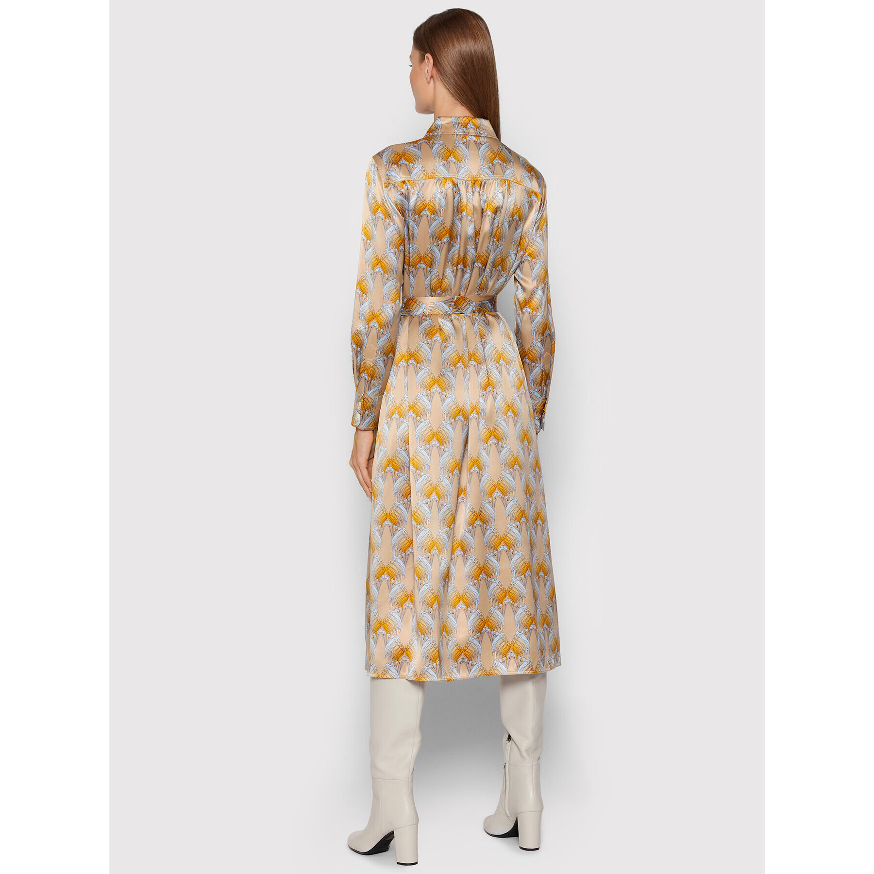 Tory Burch Рокля тип риза 87406 Цветен Relaxed Fit - Pepit.bg