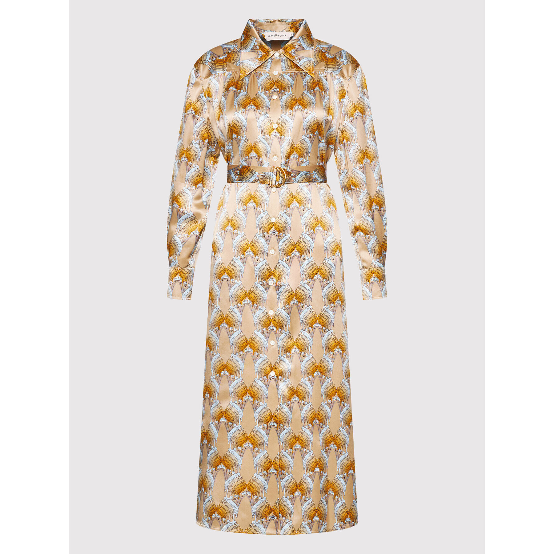 Tory Burch Рокля тип риза 87406 Цветен Relaxed Fit - Pepit.bg