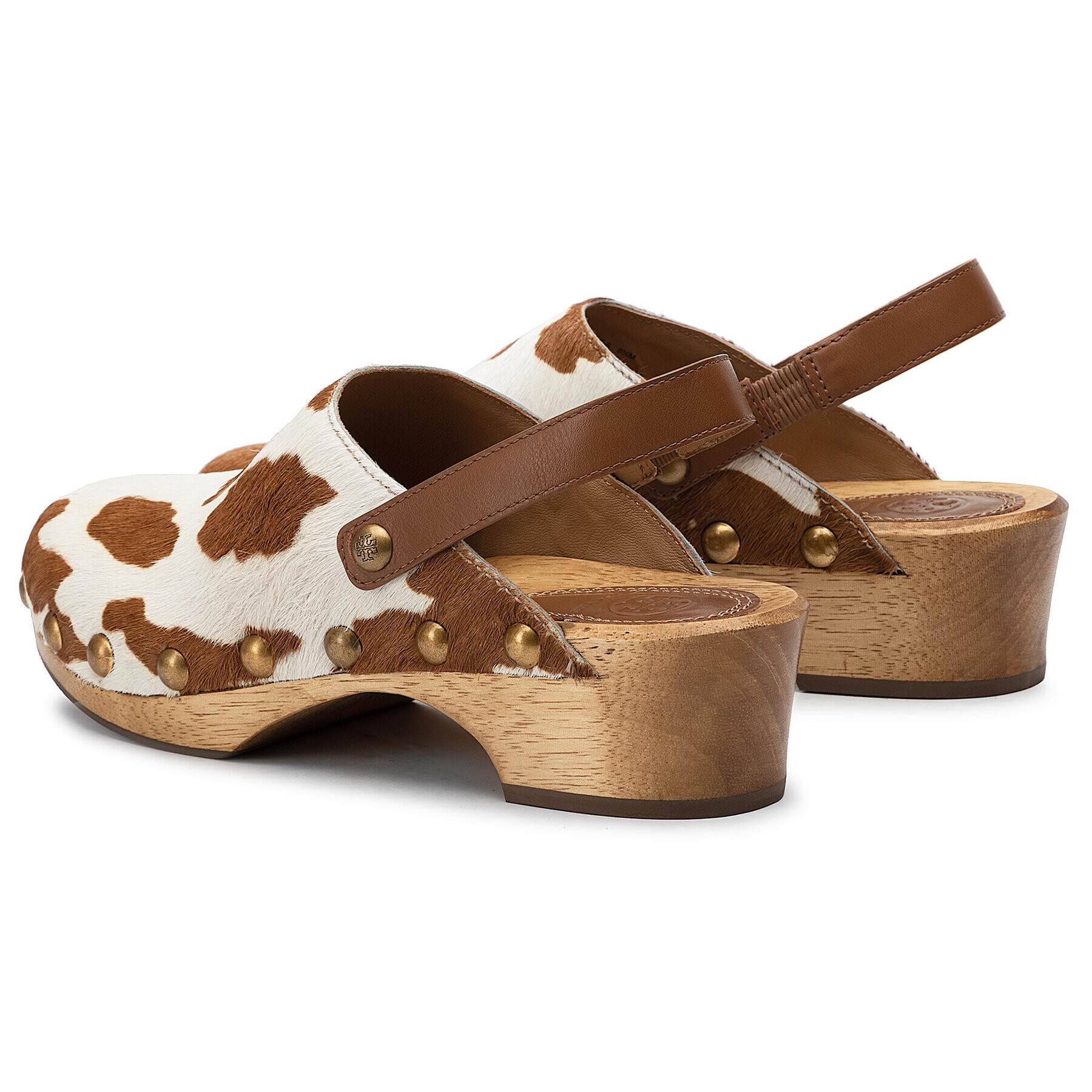 Tory Burch Сабо Blythe 50MM Studded Clog 56904 Бял - Pepit.bg