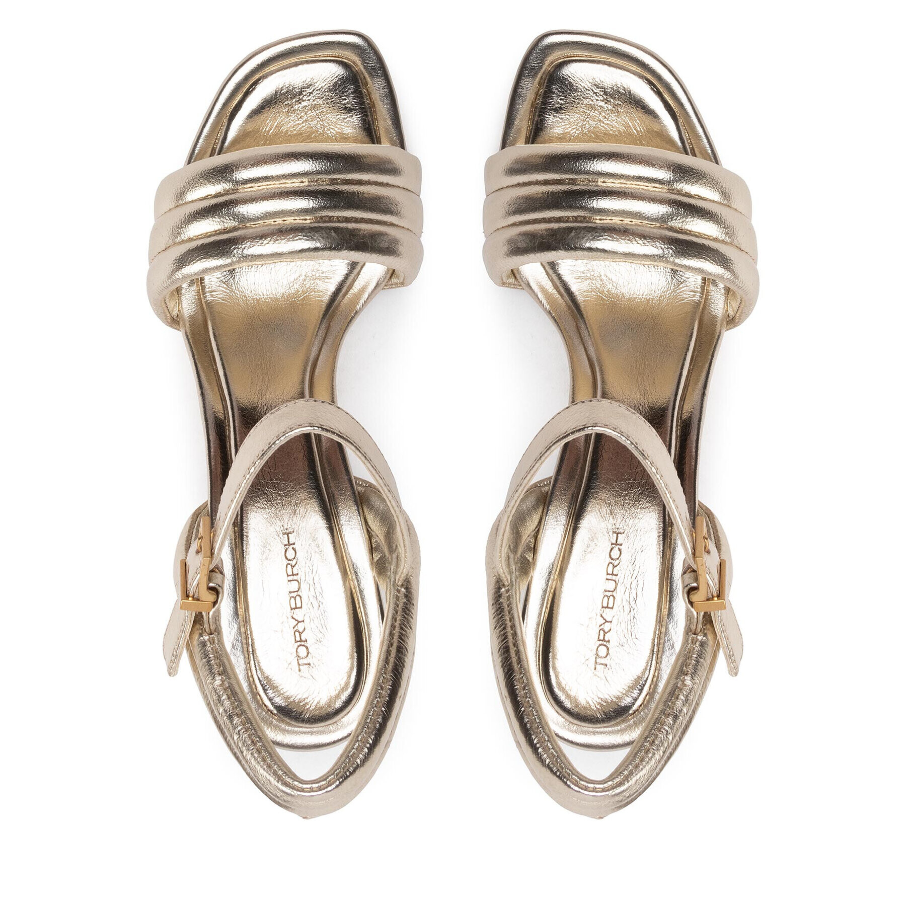 Tory Burch Сандали Puffed Up Sandal 100mm 137054 Златист - Pepit.bg