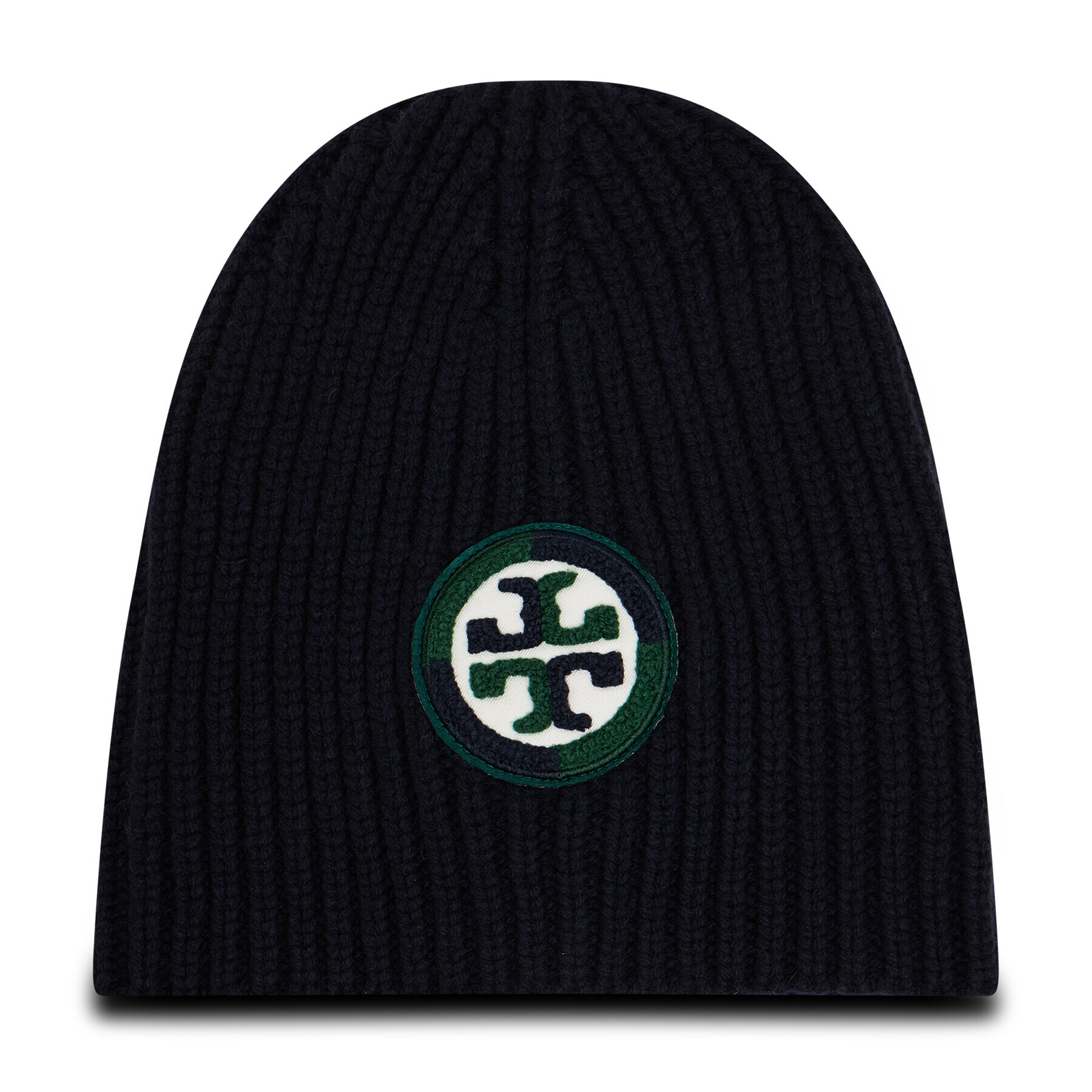 Tory Burch Шапка Color-Block Logo Hat 76488 Тъмносин - Pepit.bg