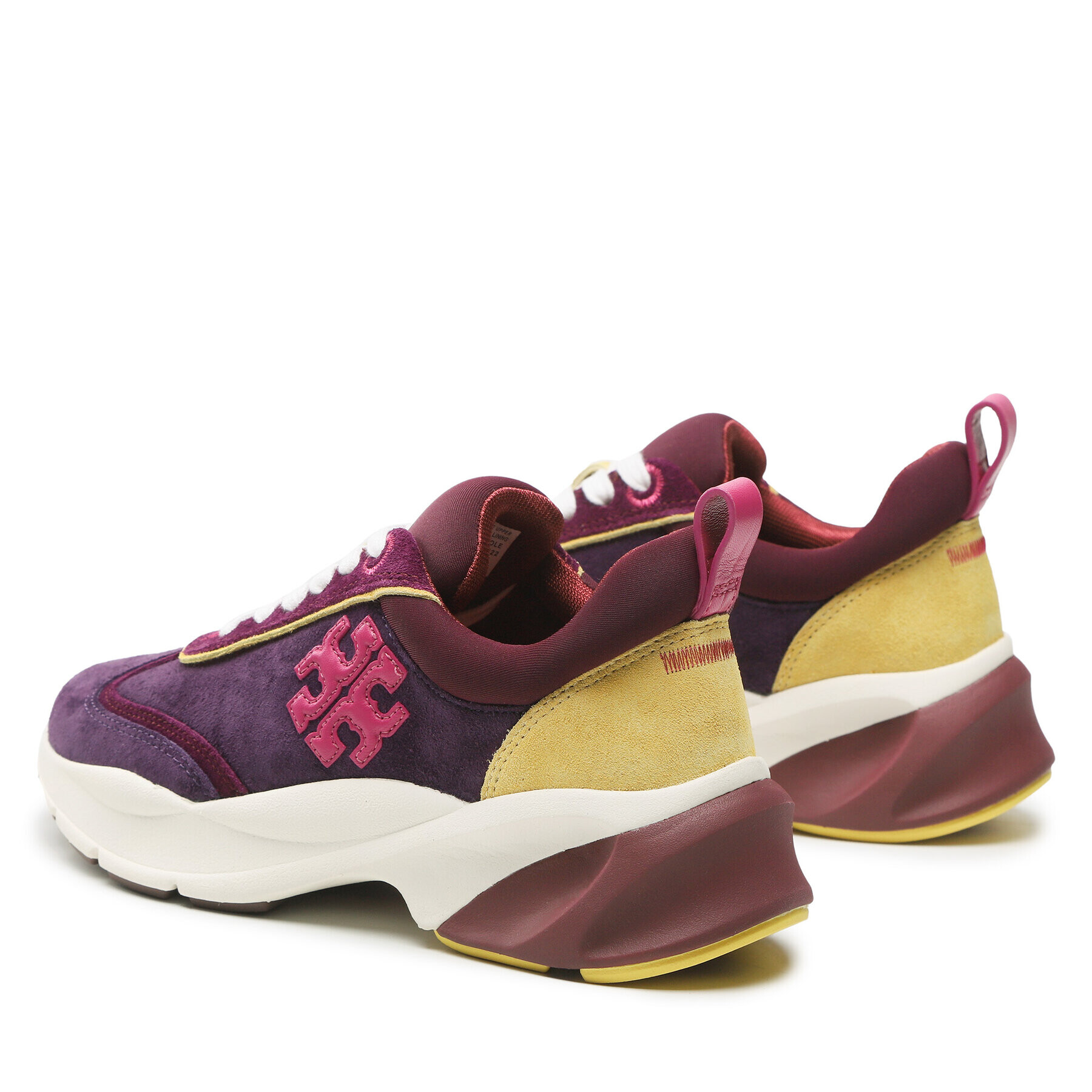 Tory Burch Сникърси Good Luck Trainer 140733 Виолетов - Pepit.bg