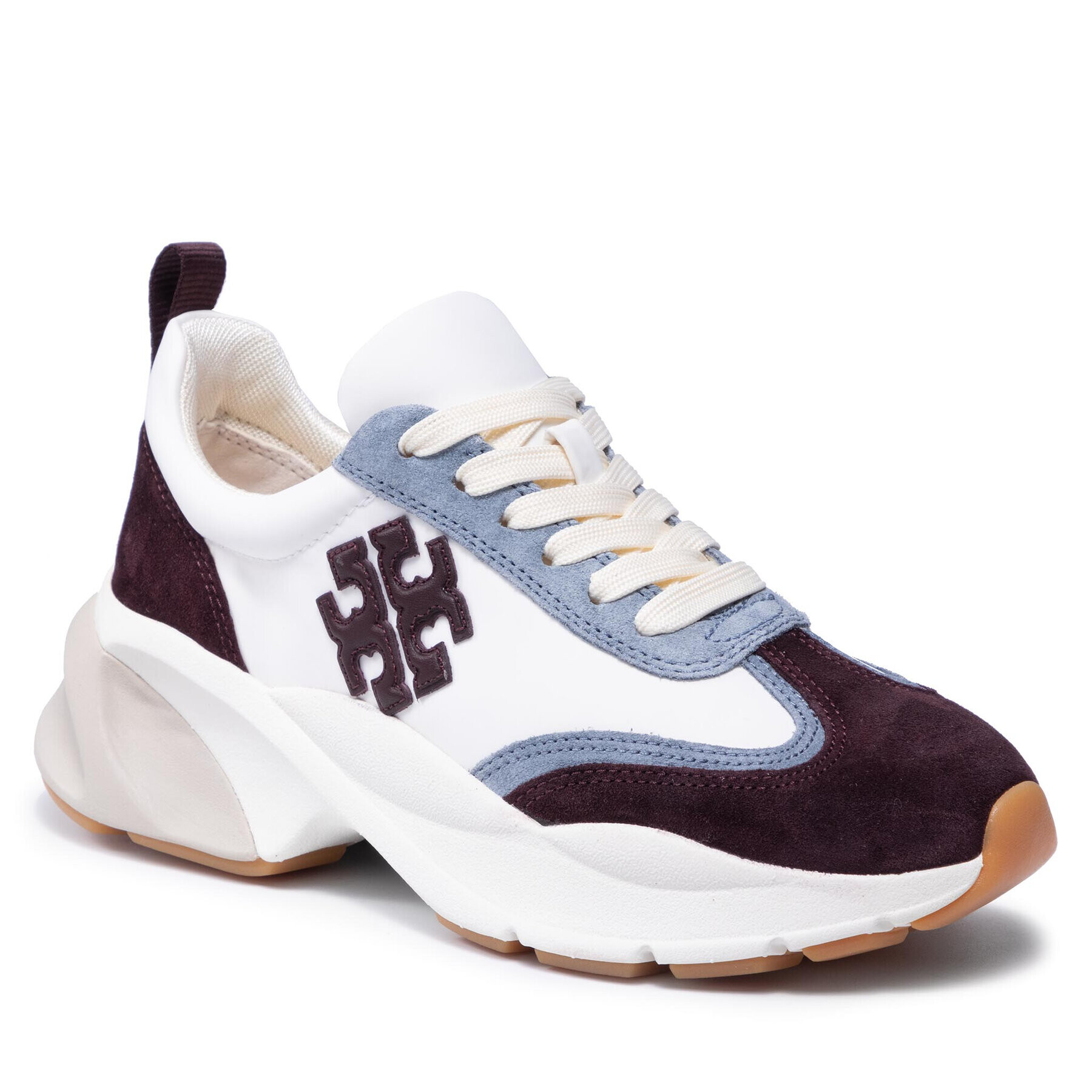 Tory Burch Сникърси Good Luck Trainer 83833 Бял - Pepit.bg