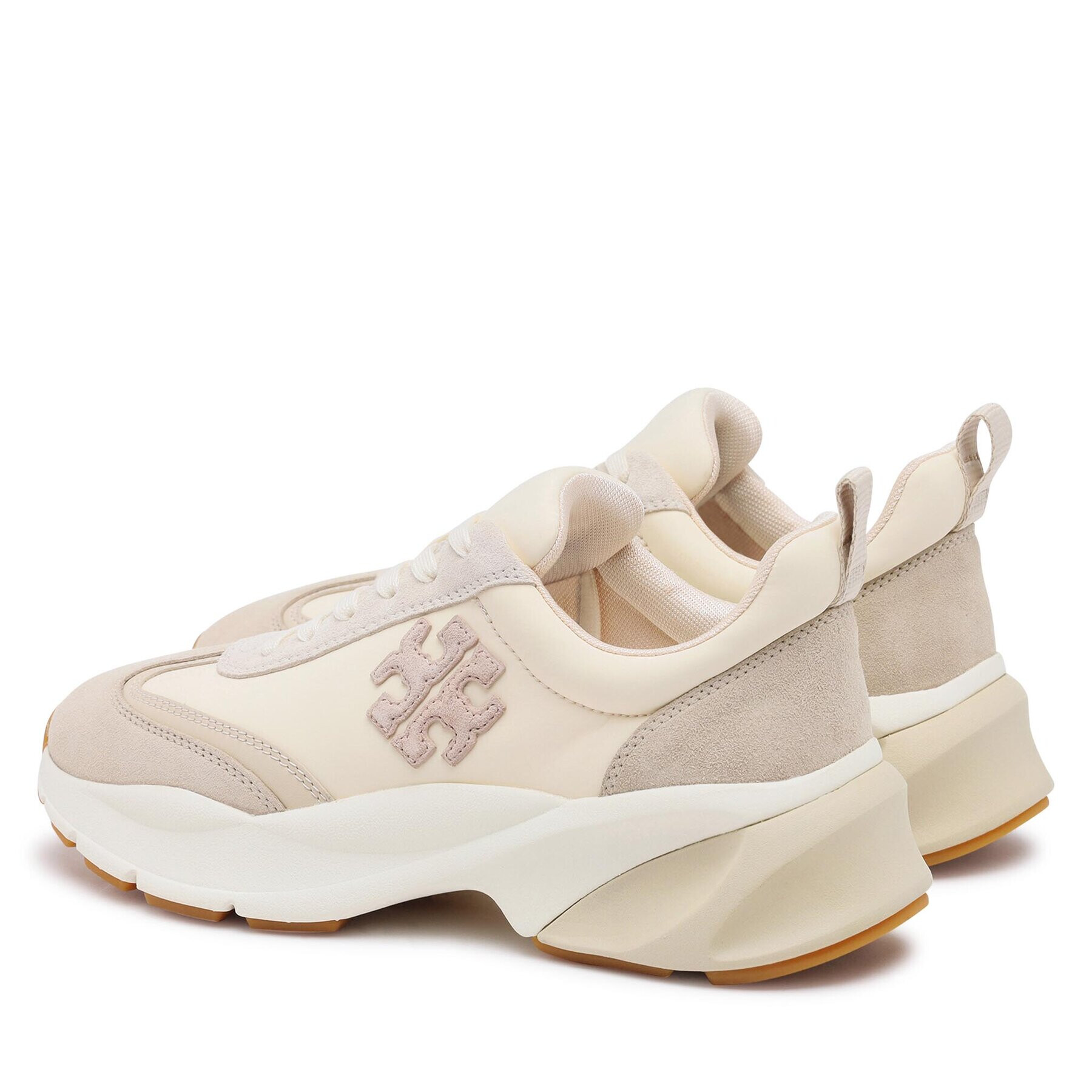 Tory Burch Сникърси Good Luck Trainer 83833 Екрю - Pepit.bg