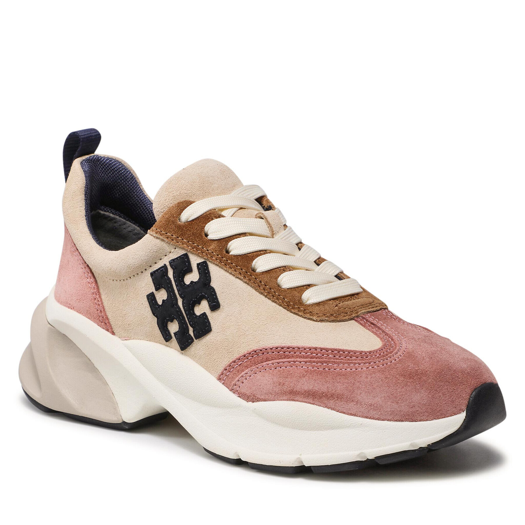 Tory Burch Сникърси Good Luck Trainer 85463 Бежов - Pepit.bg