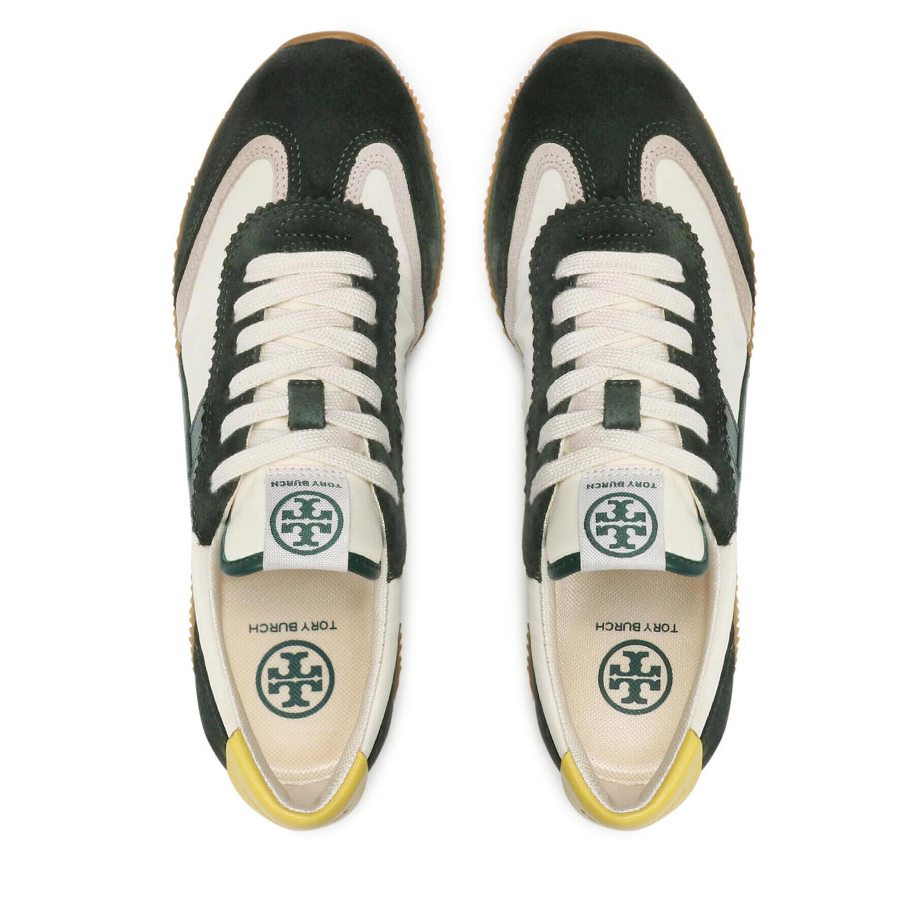 Tory Burch Сникърси Hank Sneaker 82187 Зелен - Pepit.bg