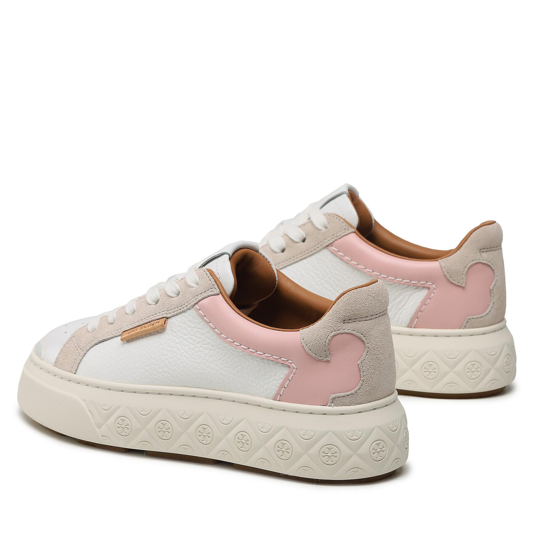 Tory Burch Сникърси Ladybug Sneaker 143066 Бял - Pepit.bg