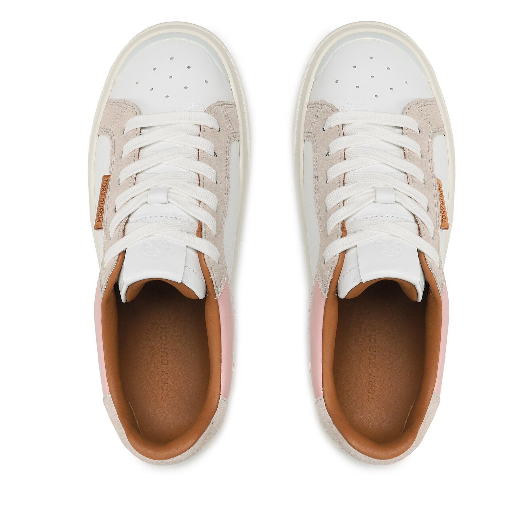Tory Burch Сникърси Ladybug Sneaker 143066 Бял - Pepit.bg
