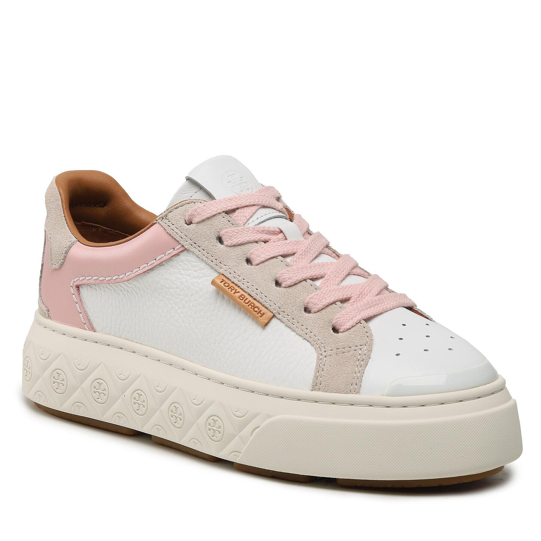 Tory Burch Сникърси Ladybug Sneaker 143066 Бял - Pepit.bg