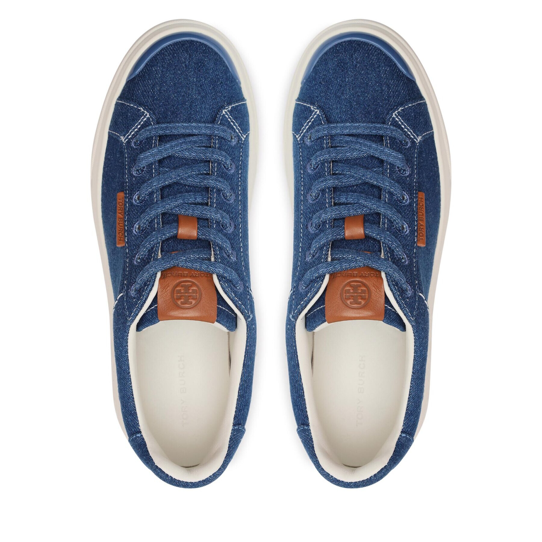 Tory Burch Сникърси Ladybug Sneaker 150228 Син - Pepit.bg