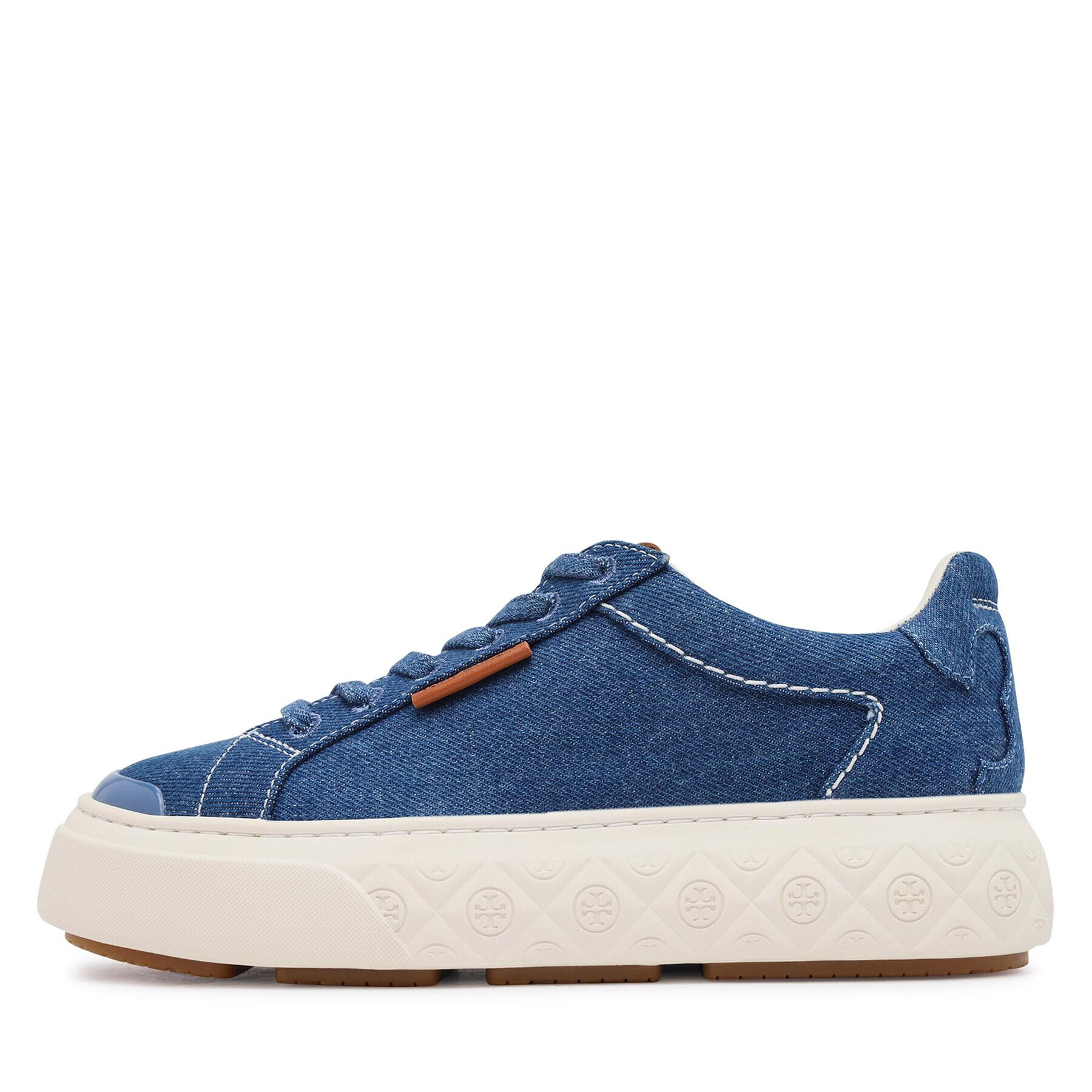 Tory Burch Сникърси Ladybug Sneaker 150228 Син - Pepit.bg
