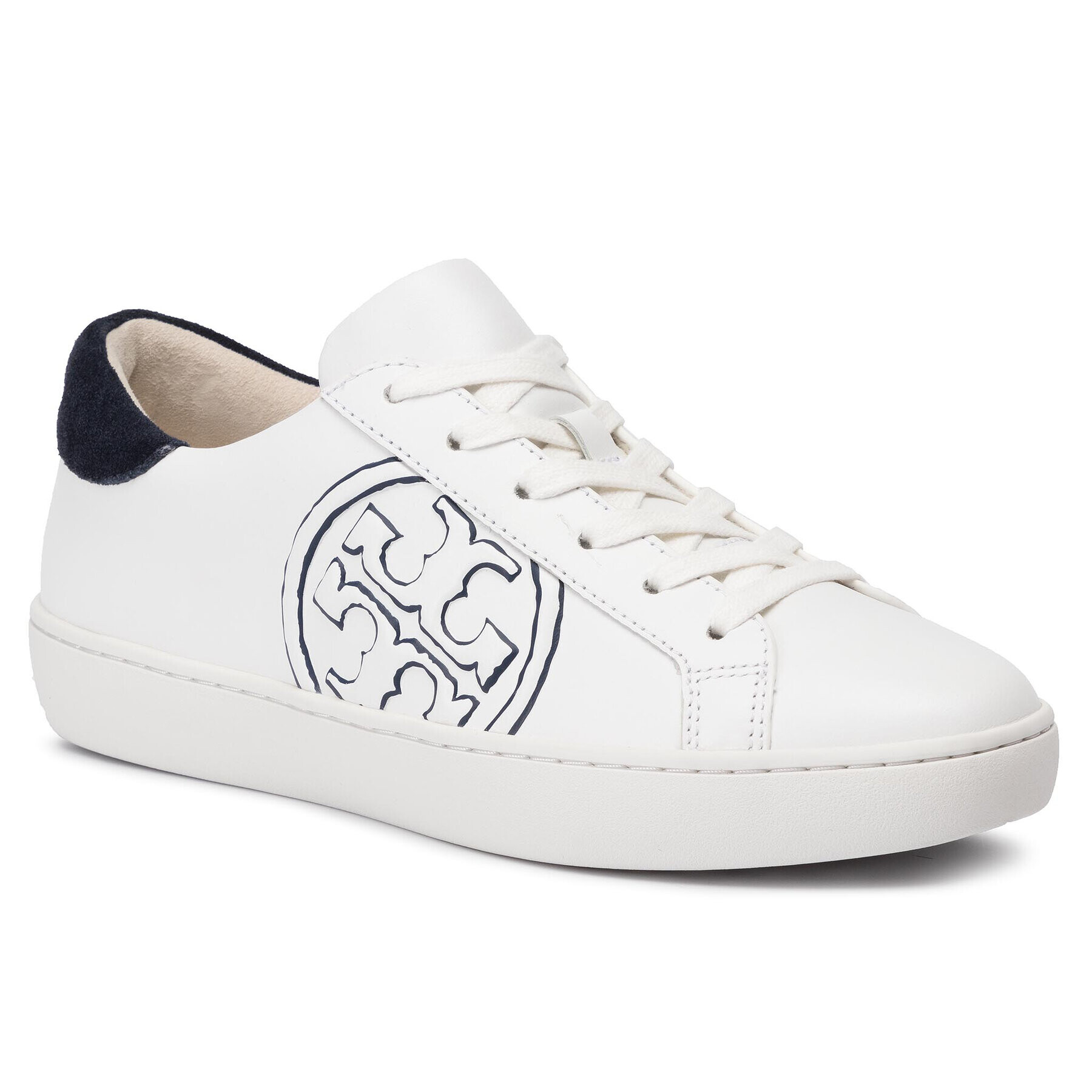 Tory Burch Сникърси T-Logo Sneaker 60847 Бял - Pepit.bg