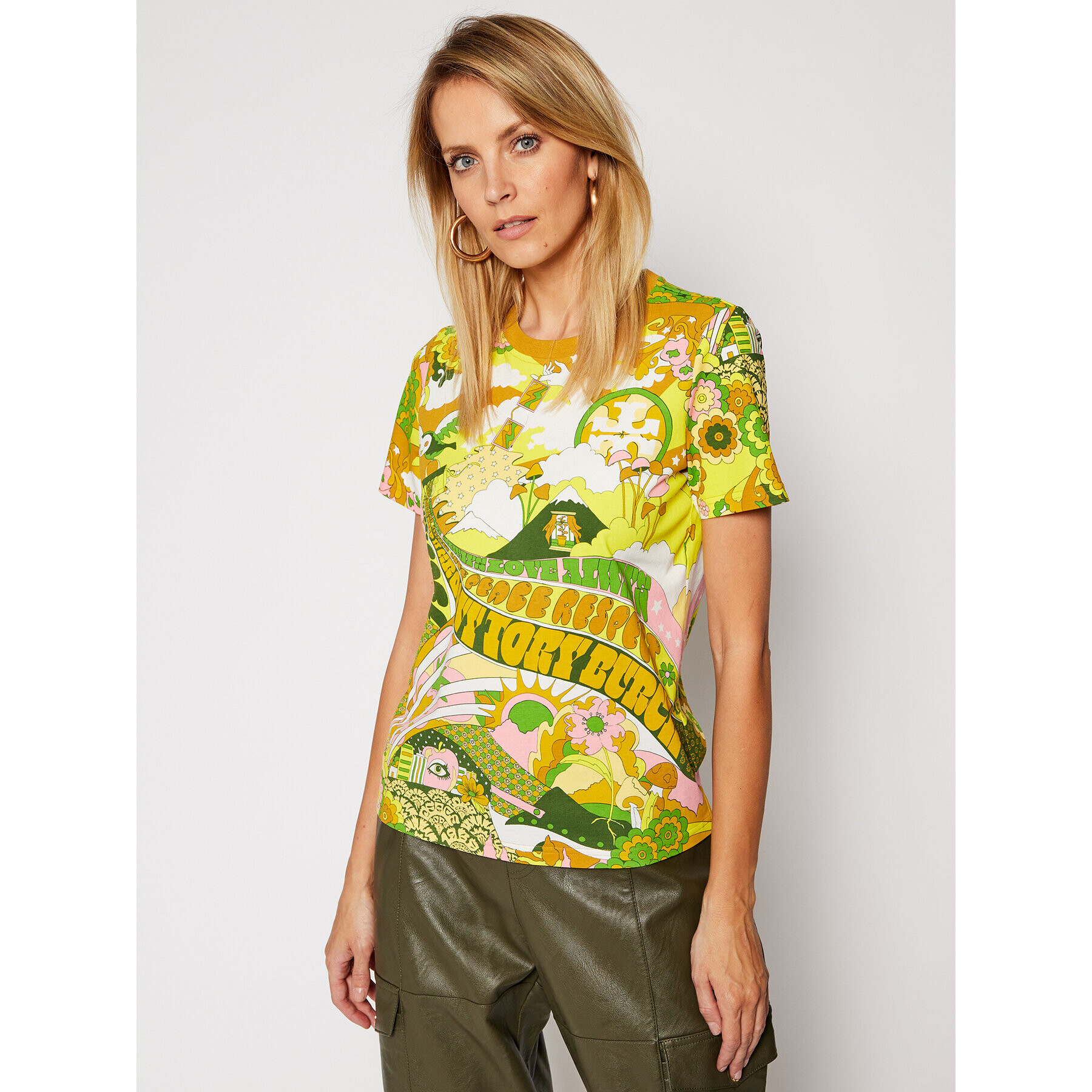 Tory Burch Тишърт 78830 Цветен Regular Fit - Pepit.bg