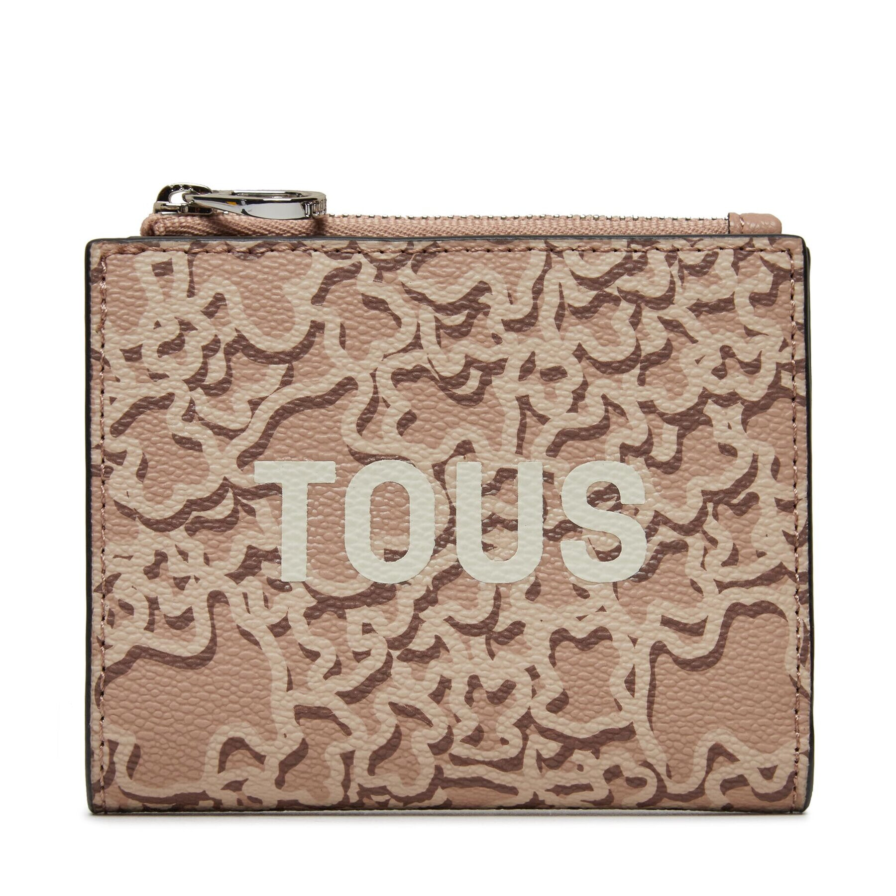 TOUS Малък дамски портфейл Kaos Mini Evolution 395910270 Розов - Pepit.bg