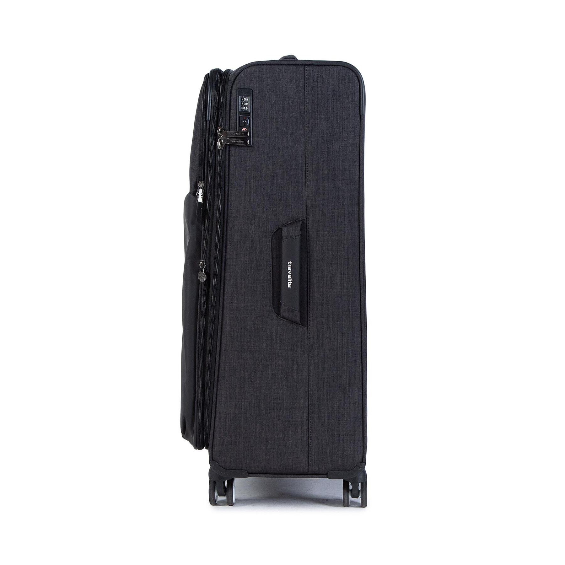Travelite Голям текстилен куфар Proof 92349-01 Черен - Pepit.bg