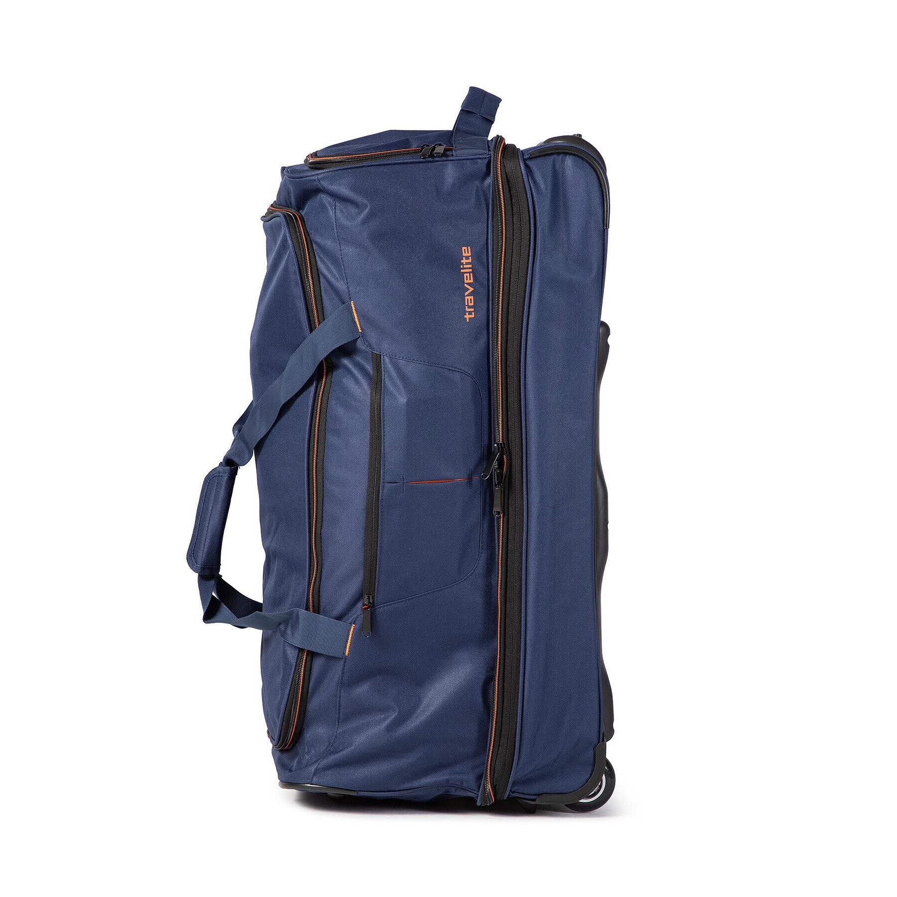 Travelite Голям текстилен куфар Basics 96276-20 Тъмносин - Pepit.bg