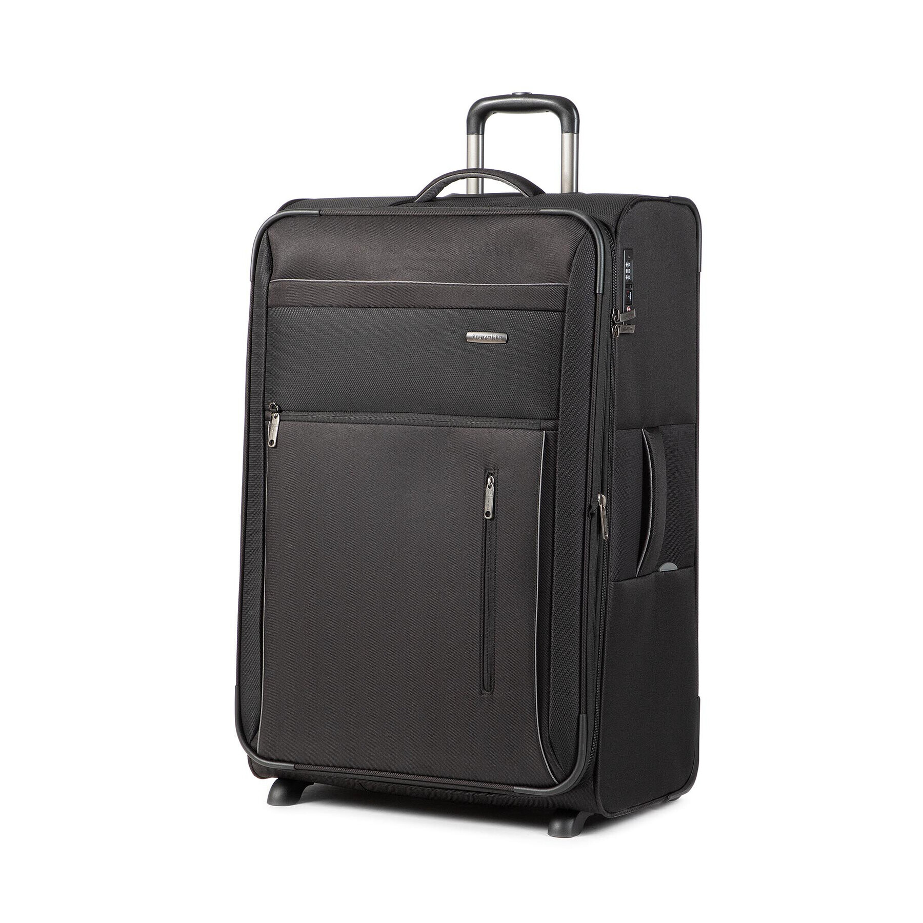 Travelite Голям текстилен куфар Capri 89809 Черен - Pepit.bg
