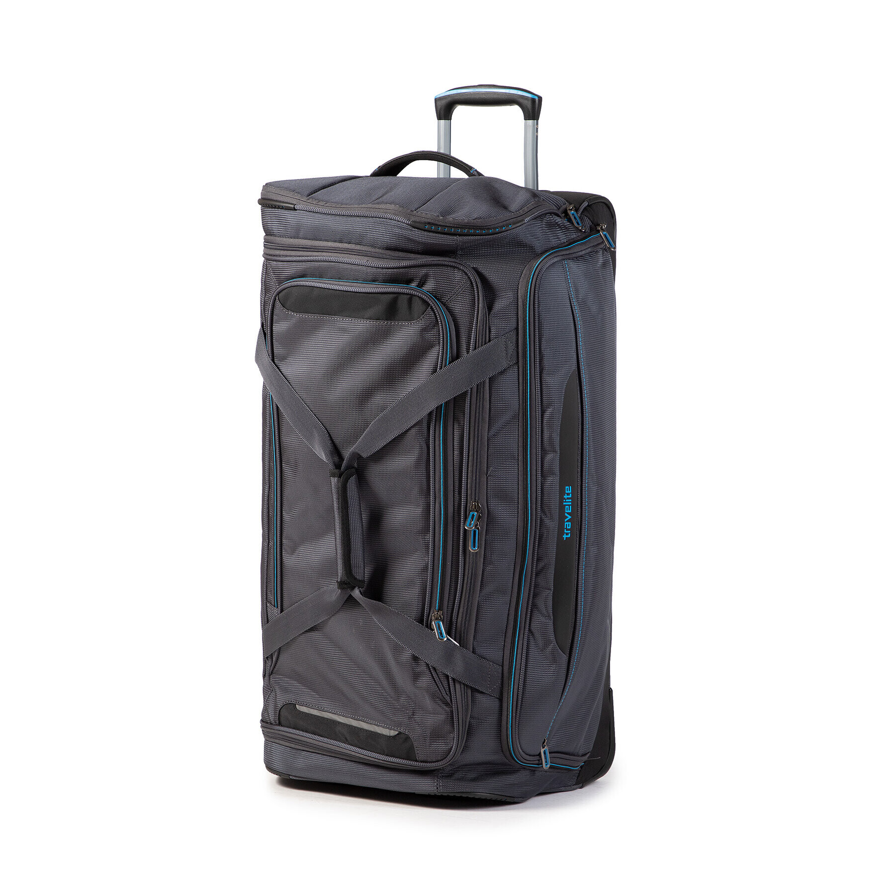 Travelite Голям текстилен куфар Crosslite 89501 Сив - Pepit.bg