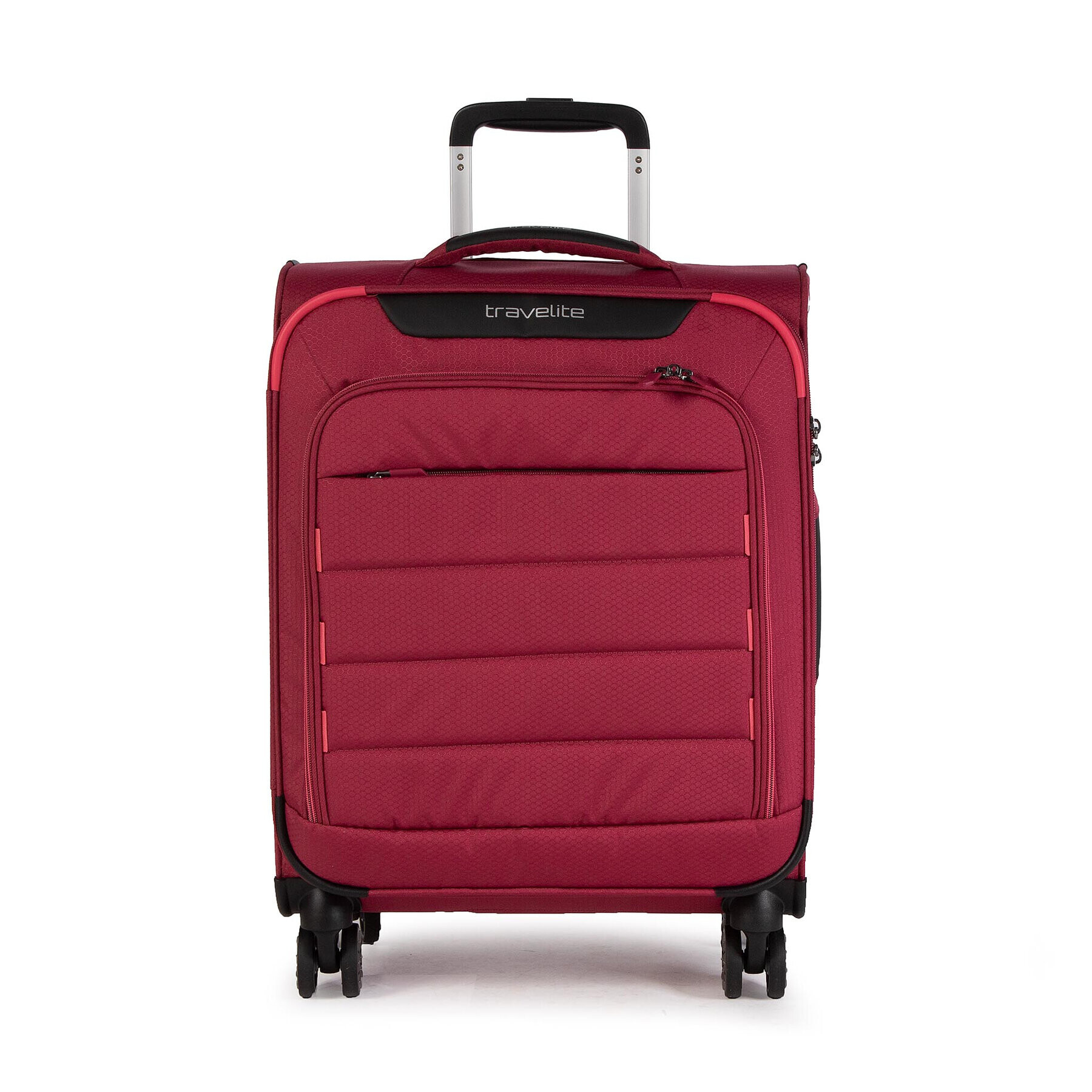Travelite Малък текстилен куфар Skaii 92647-12 Червен - Pepit.bg