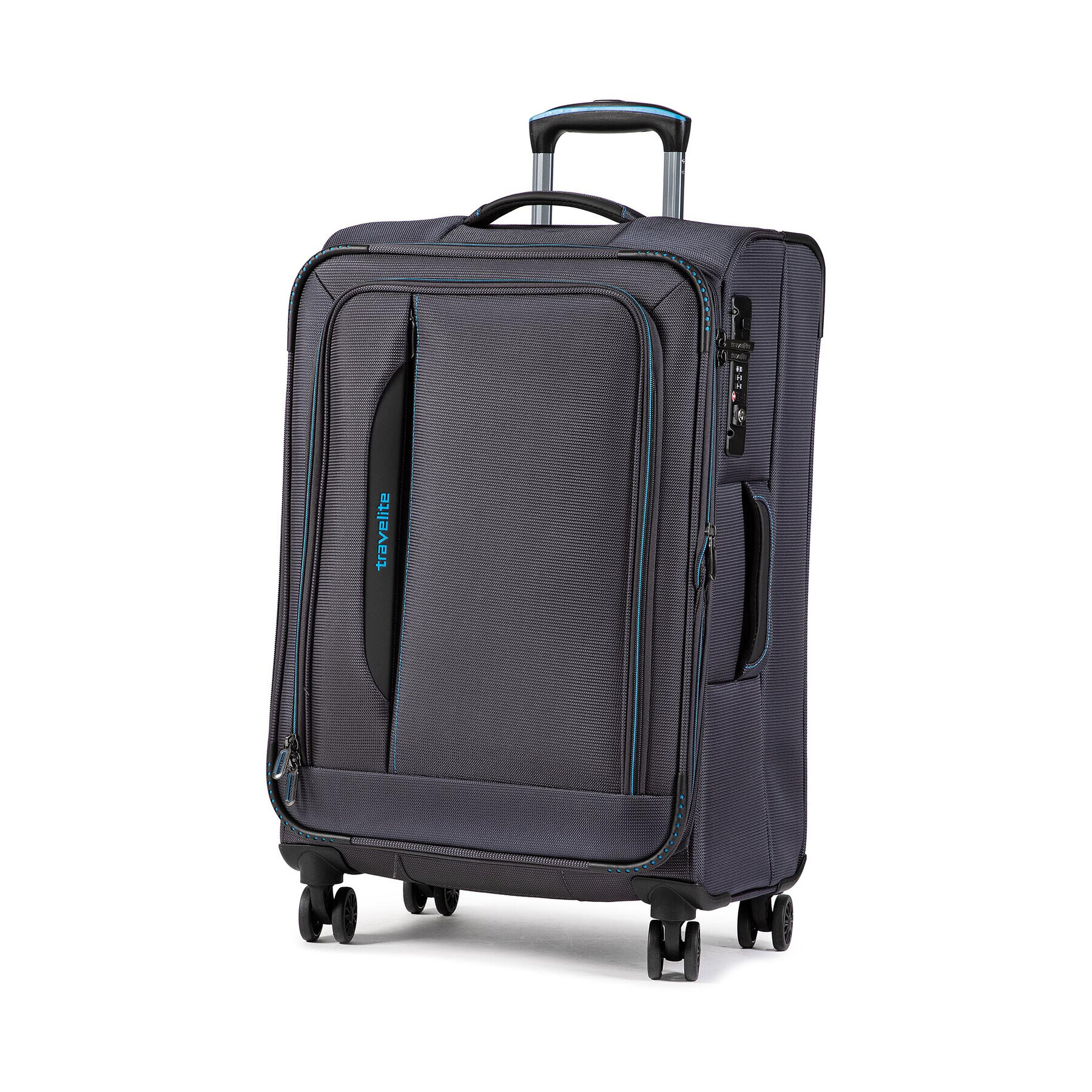 Travelite Среден текстилен куфар Crosslite 89548-04 Сив - Pepit.bg