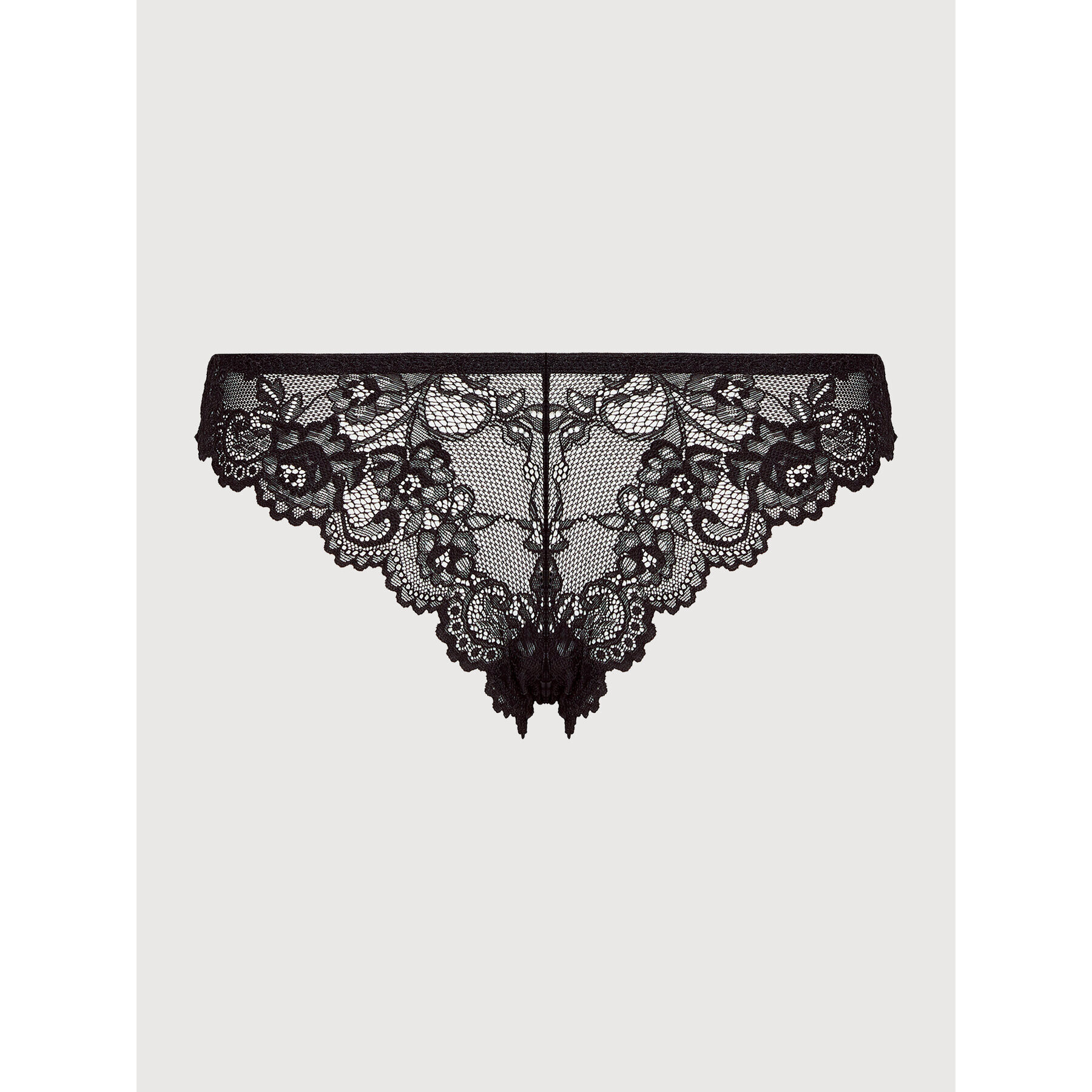 Triumph Дамски бикини тип бразилиана Tempting Lace 10182559 Черен - Pepit.bg