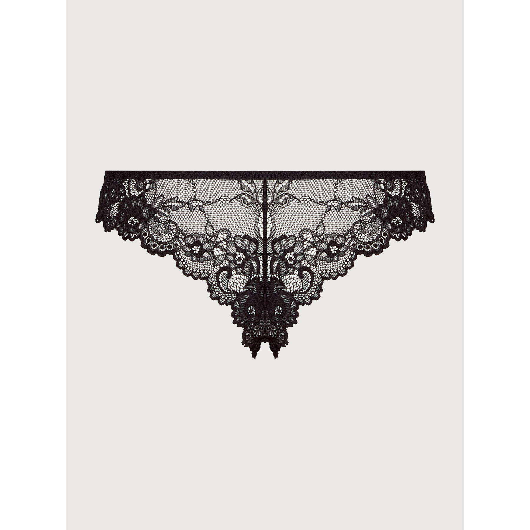 Triumph Дамски бикини тип бразилиана Tempting Lace 10182559 Черен - Pepit.bg