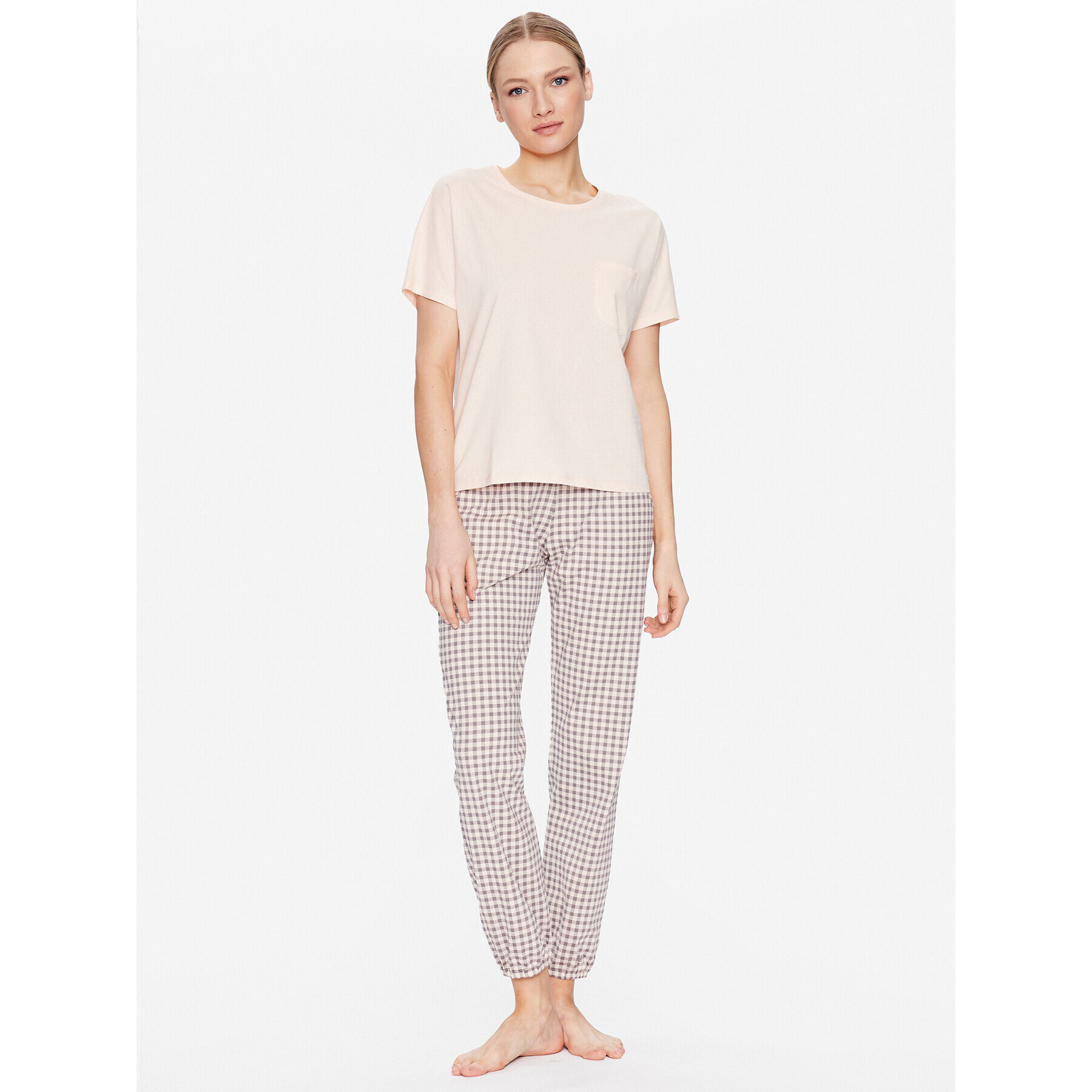 Triumph Долнище на пижама Mix & Match 10215196 Кафяв Regular Fit - Pepit.bg