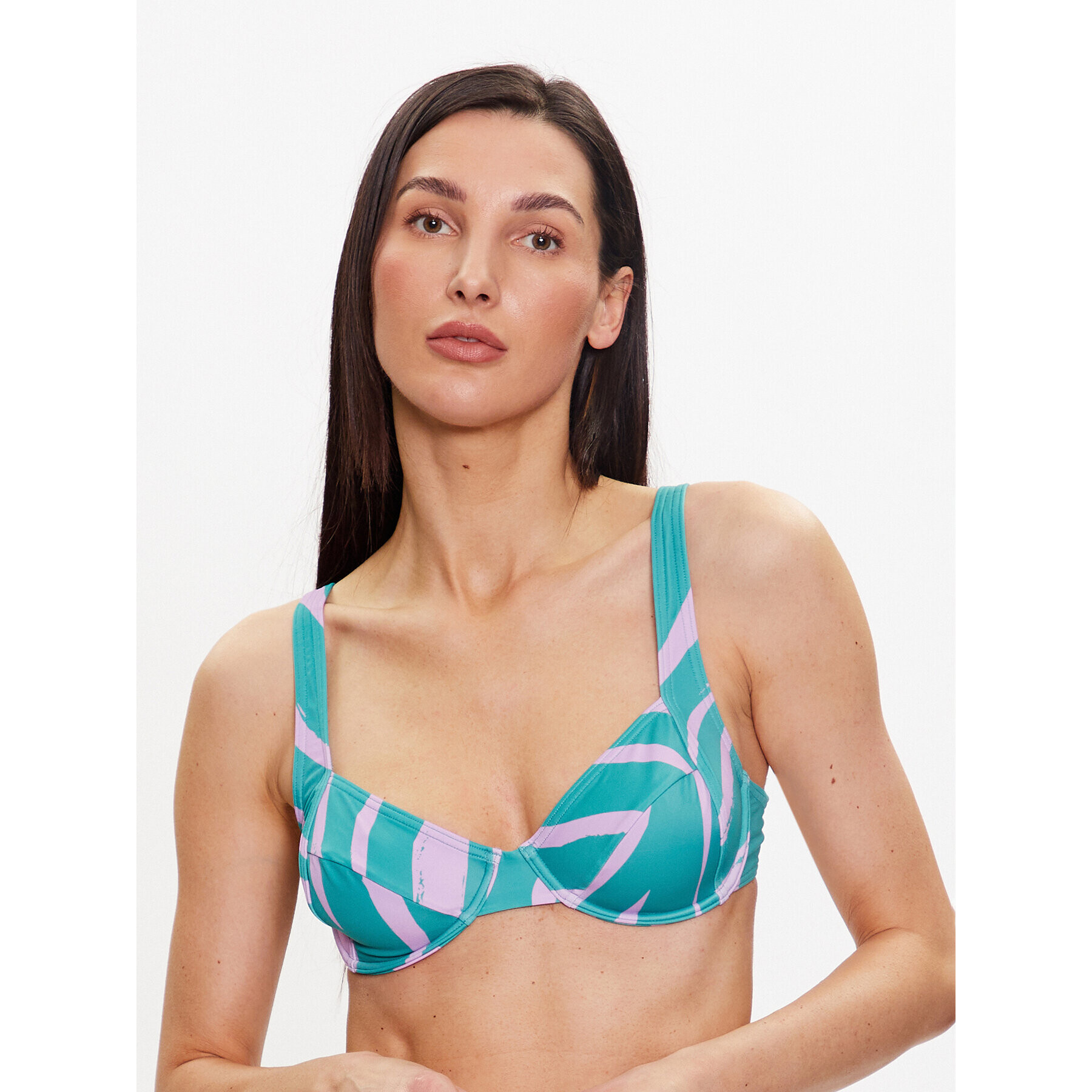 Triumph Горнище на бански Summer Mix & Match 10214535 Зелен - Pepit.bg