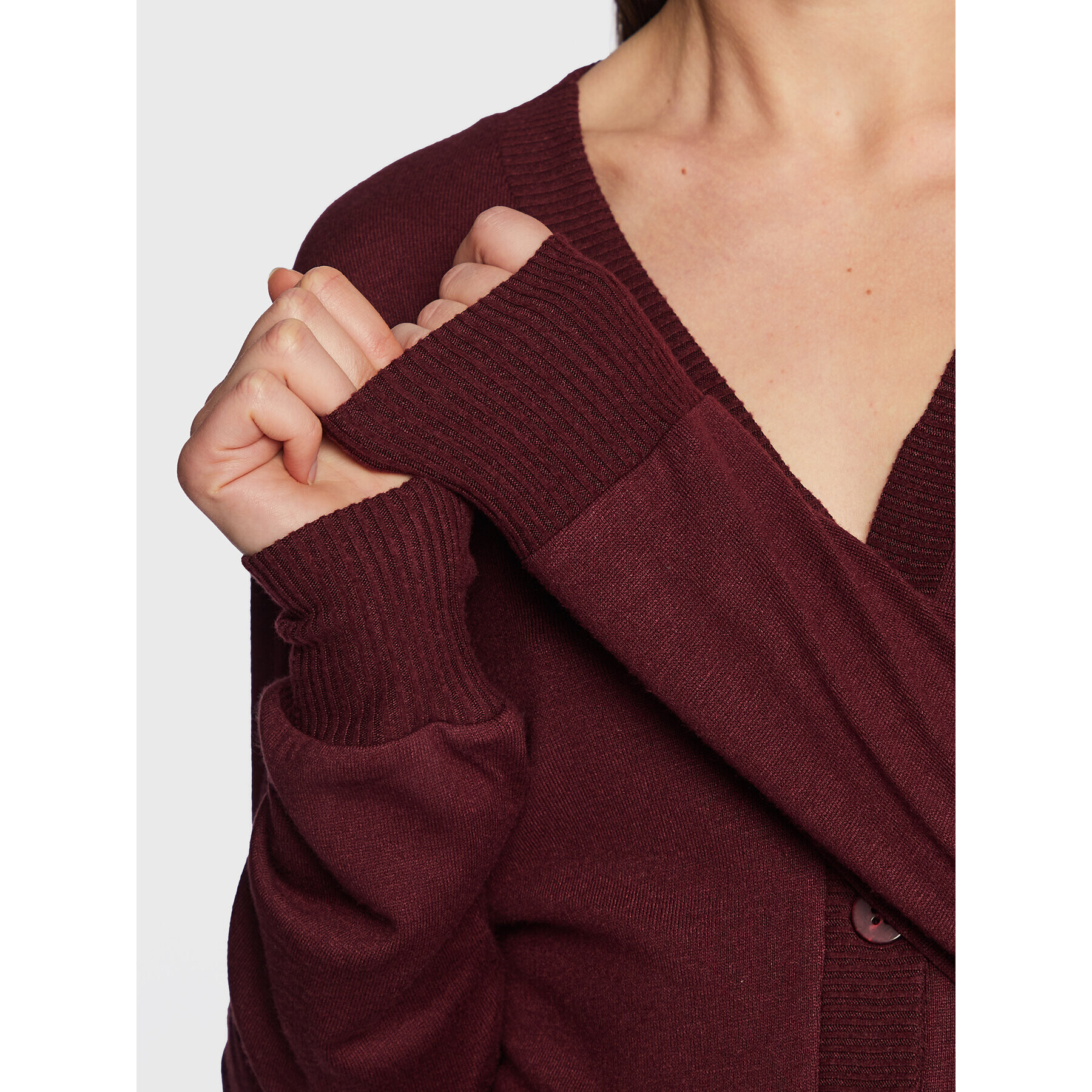 Triumph Кардиган Thermal 10213450 Бордо Relaxed Fit - Pepit.bg