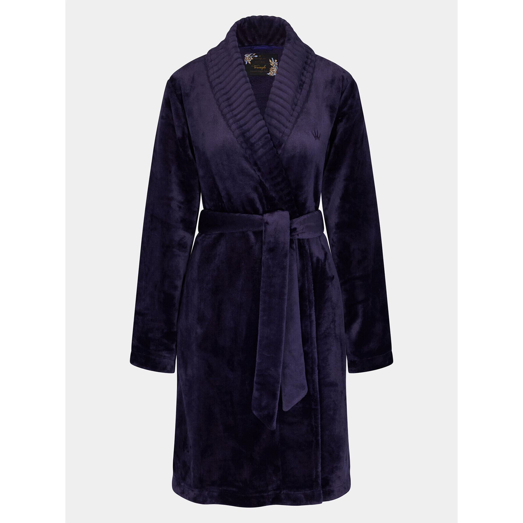 Triumph Халат Robes Fleece Robe 01 10216526 Тъмносин - Pepit.bg