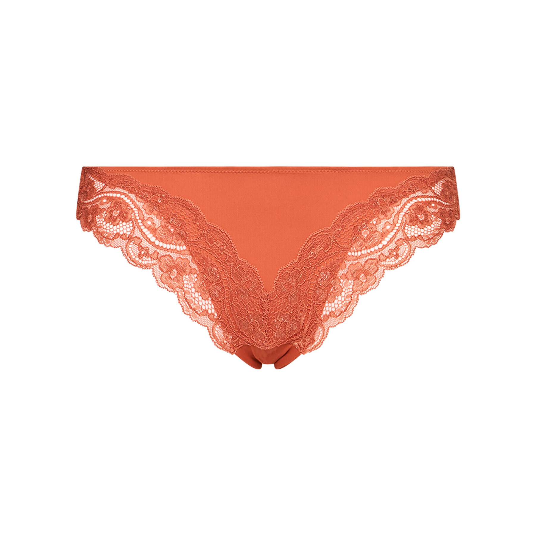 Triumph Класически дамски бикини Lovely Micro 10182556 Оранжев - Pepit.bg
