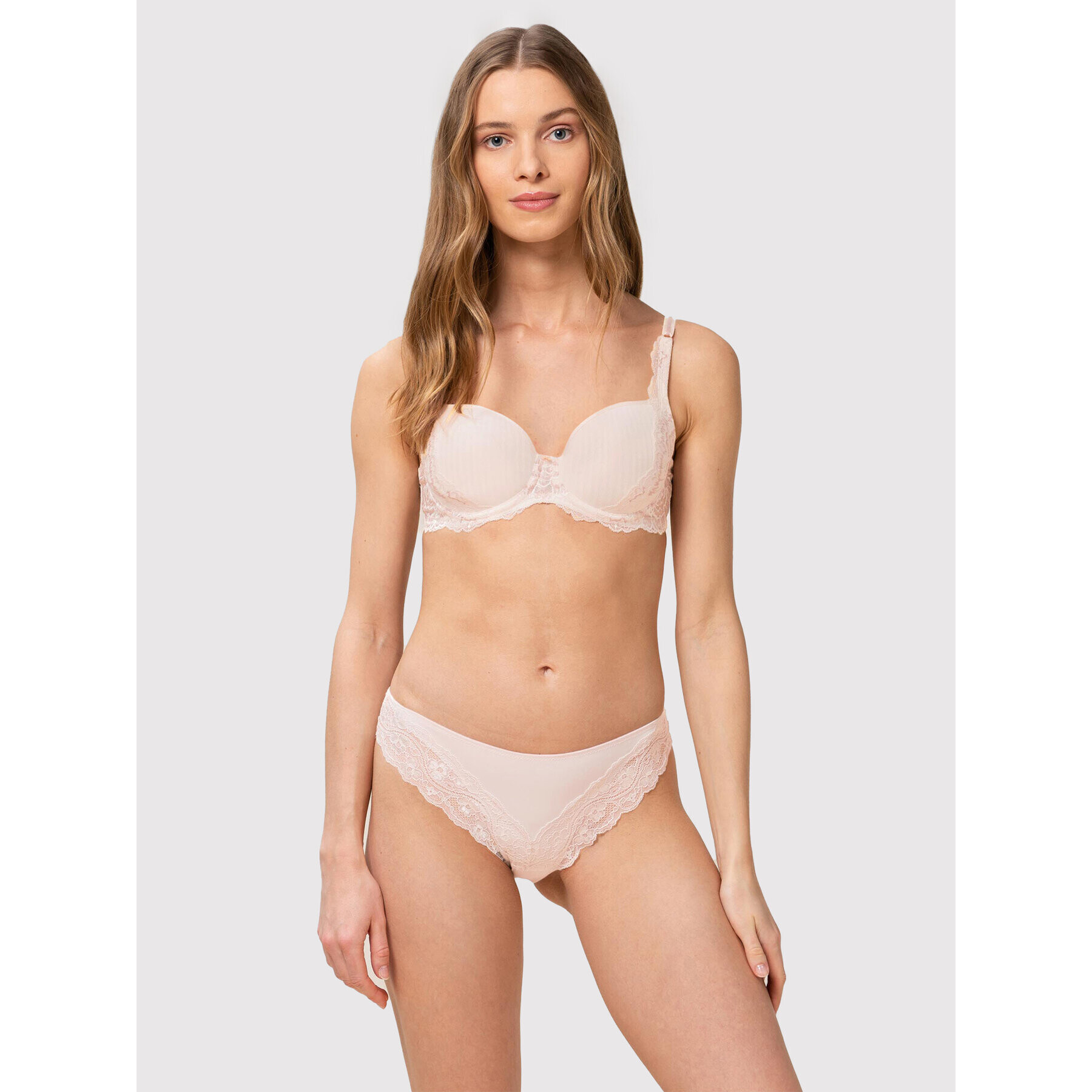 Triumph Класически дамски бикини Lovely Micro 10182556 Розов - Pepit.bg