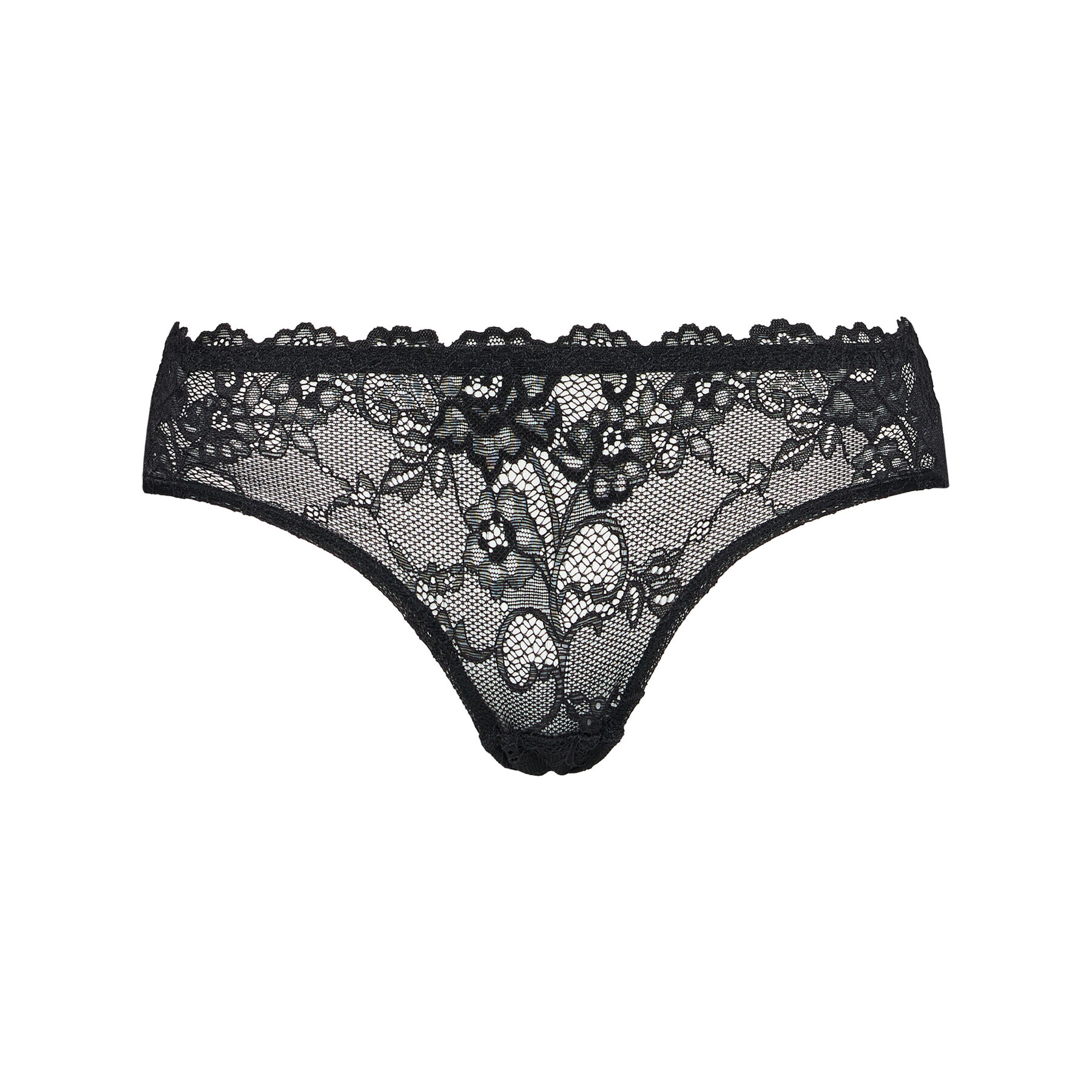 Triumph Класически дамски бикини Tempting Lace 10182560 Черен - Pepit.bg