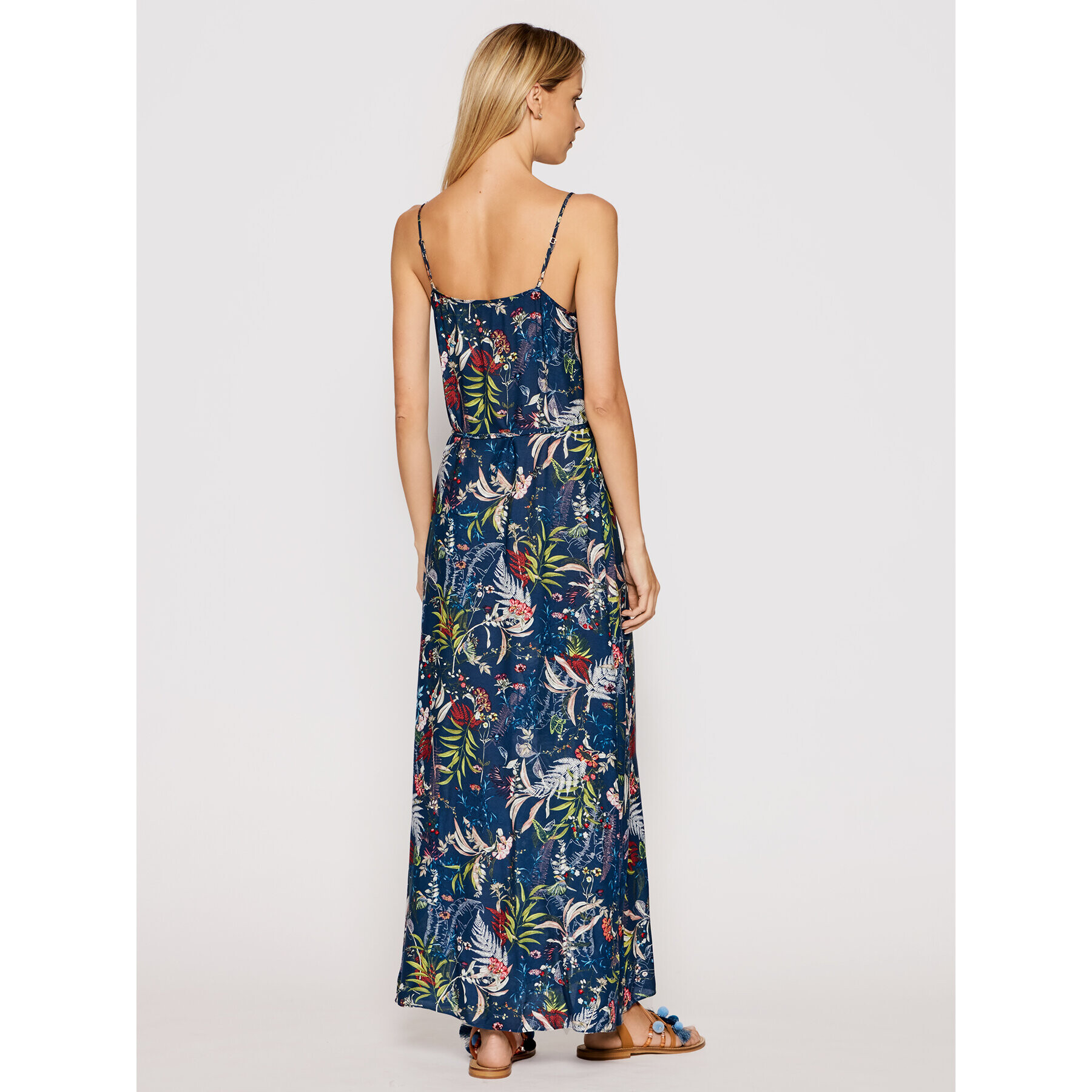 Triumph Лятна рокля Botanical 10207930 Тъмносин Regular Fit - Pepit.bg