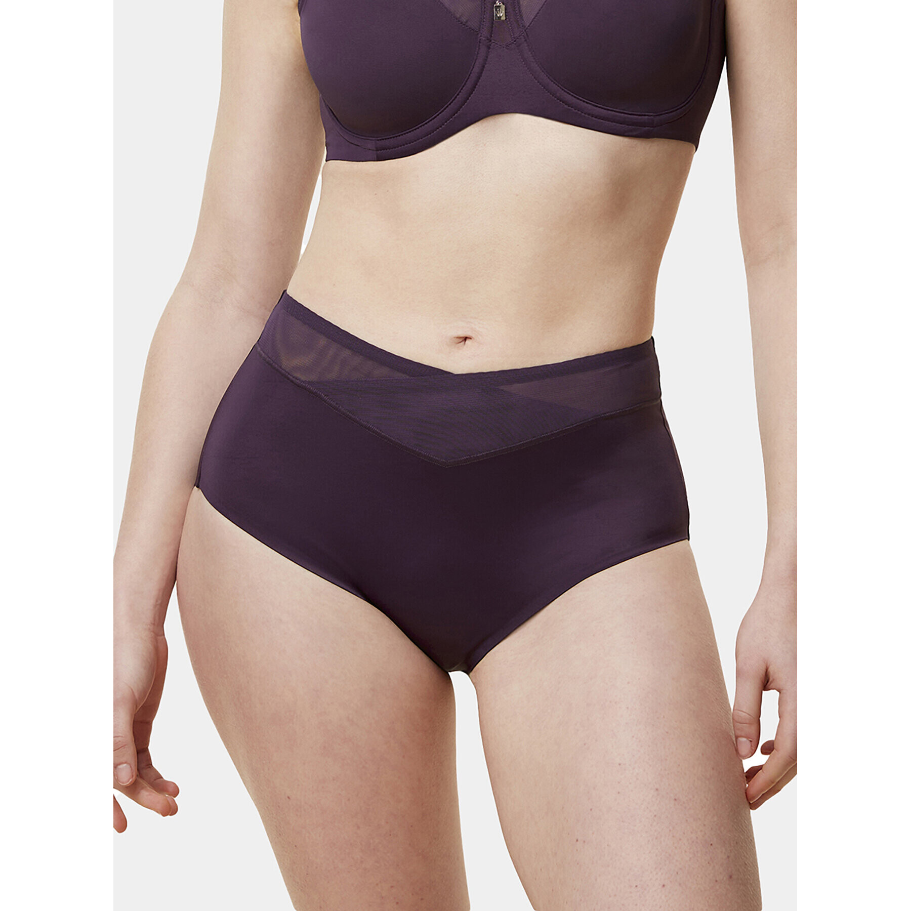 Triumph Моделиращо бельо долна част True Shape Sensation Maxi 10162228 Виолетов - Pepit.bg