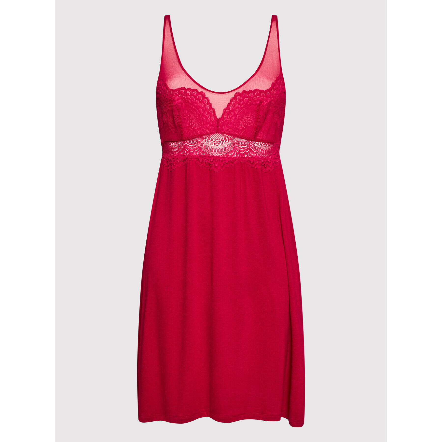 Triumph Нощница Darling Spotlight 10209589 Червен Slim Fit - Pepit.bg
