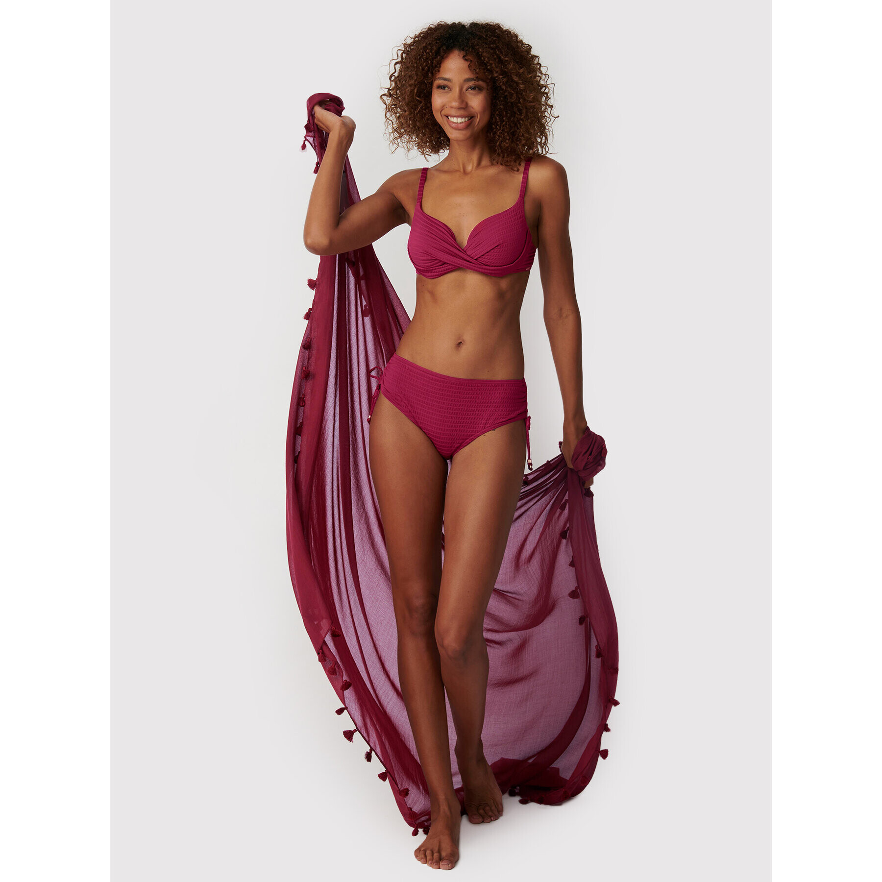 Triumph Парео Venus Elegance 10211160 Бордо Regular Fit - Pepit.bg