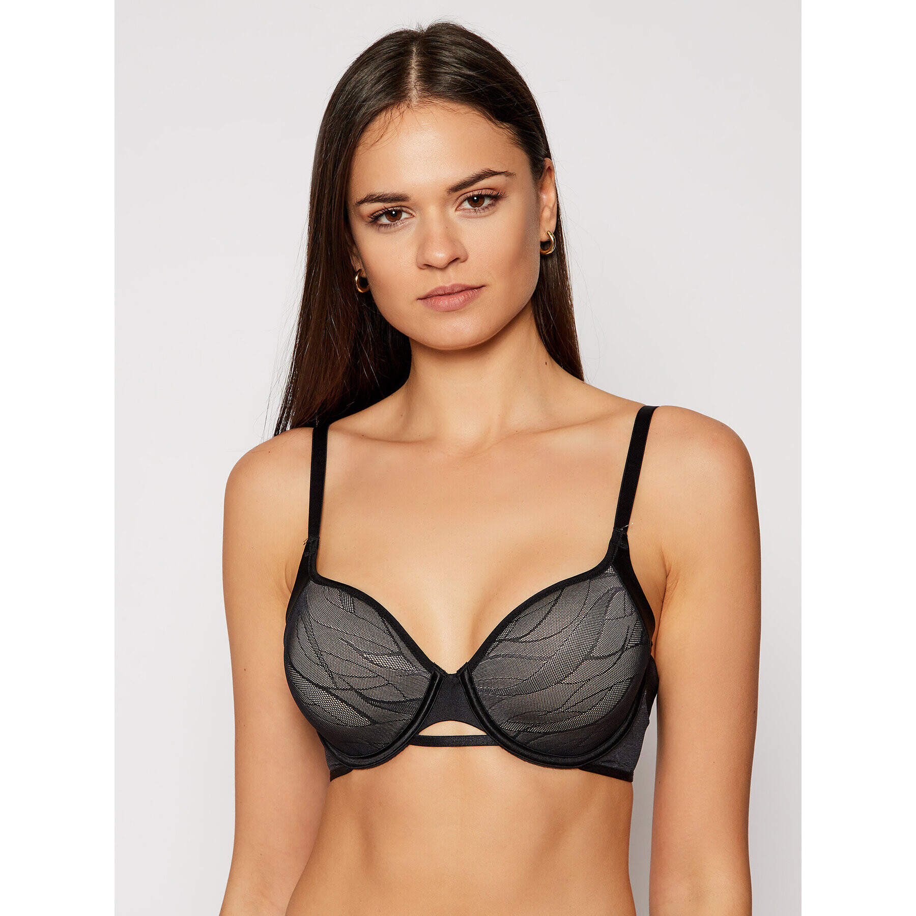 Triumph Сутиен с банели Airy Sensation 10167696 Черен - Pepit.bg