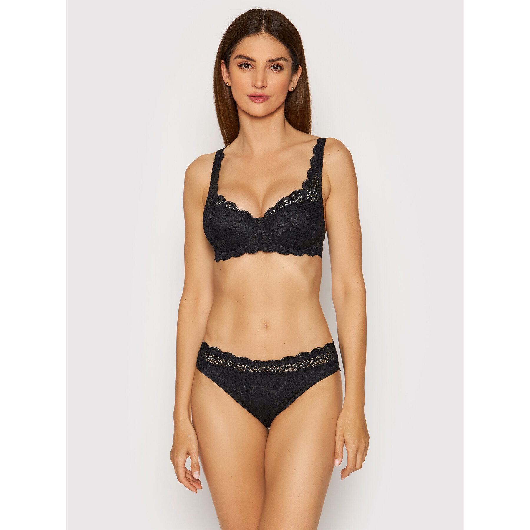 Triumph Сутиен с банели Amourette 300 10166798 Черен - Pepit.bg