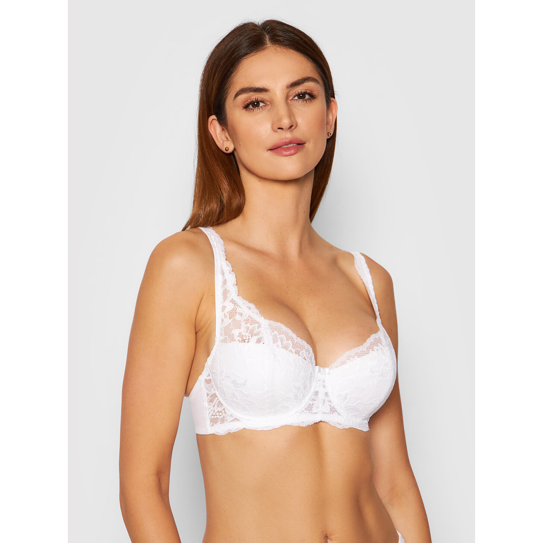 Triumph Сутиен с банели Amourette Charm 10180512 Бял - Pepit.bg