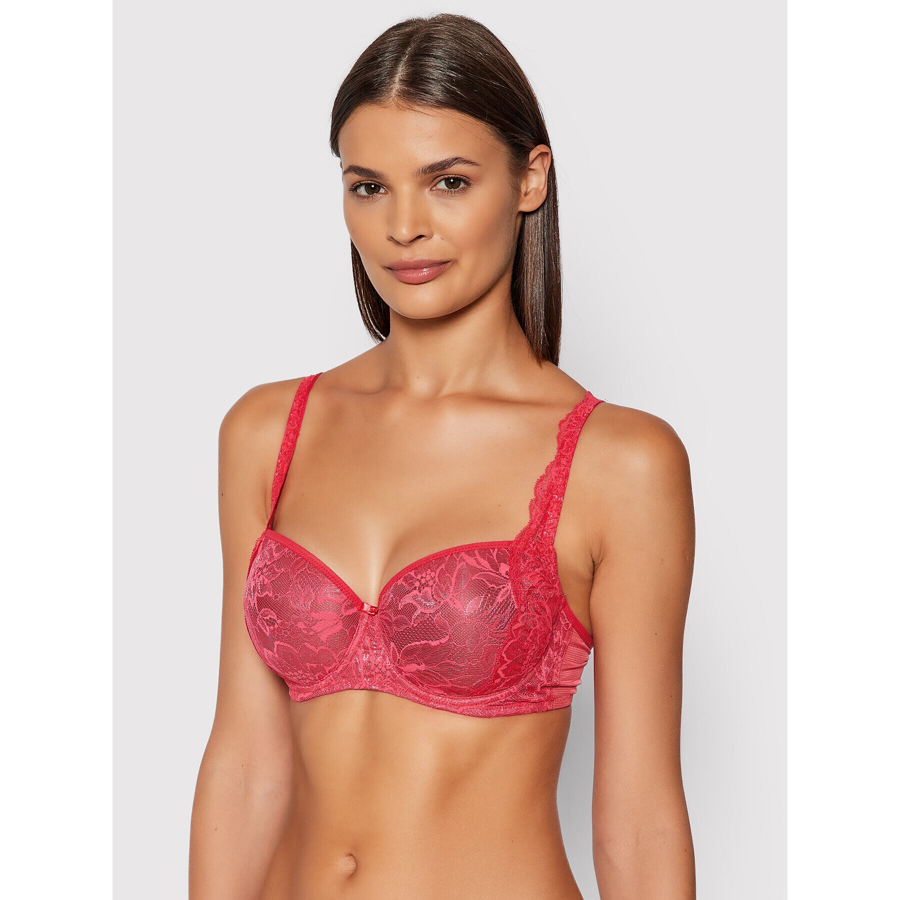 Triumph Сутиен с банели Amourette Charm 10201686 Розов - Pepit.bg