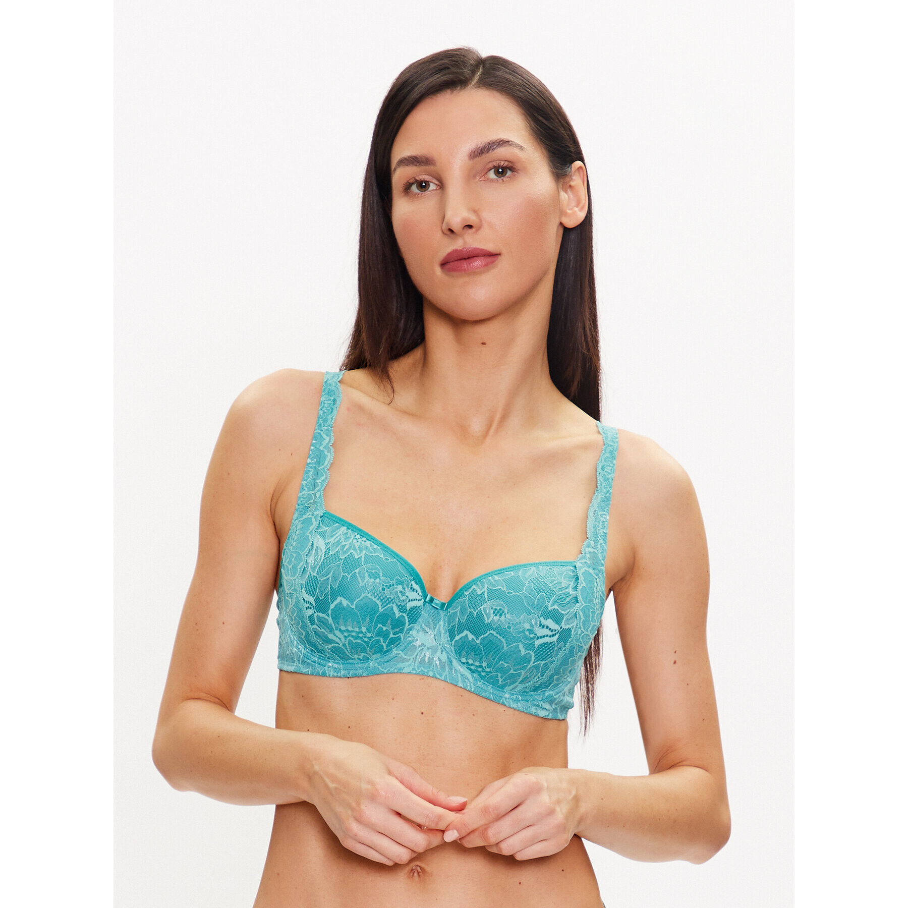 Triumph Сутиен с банели Amourette Charm 10214460 Зелен - Pepit.bg