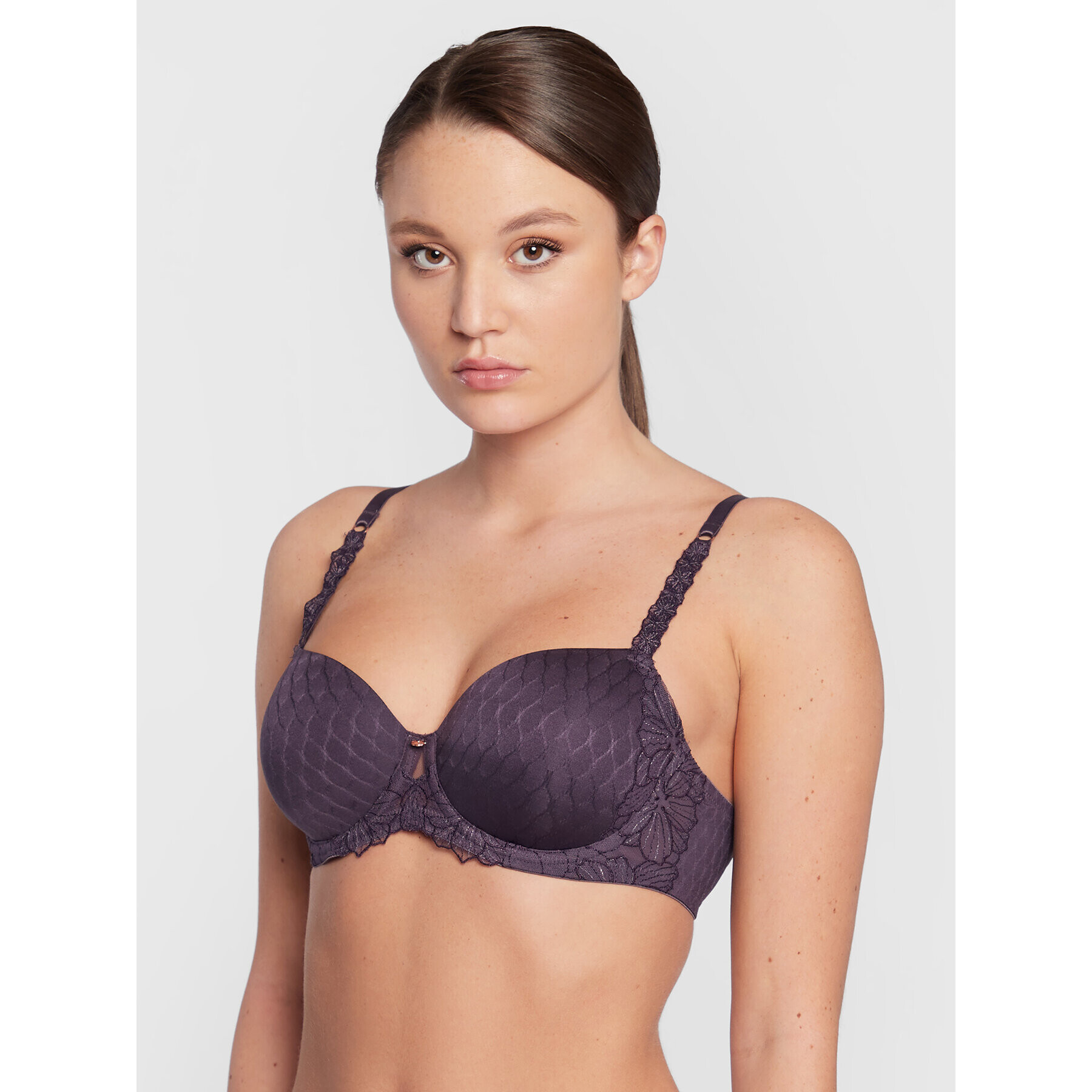 Triumph Сутиен с банели Azalea 10184809 Виолетов - Pepit.bg