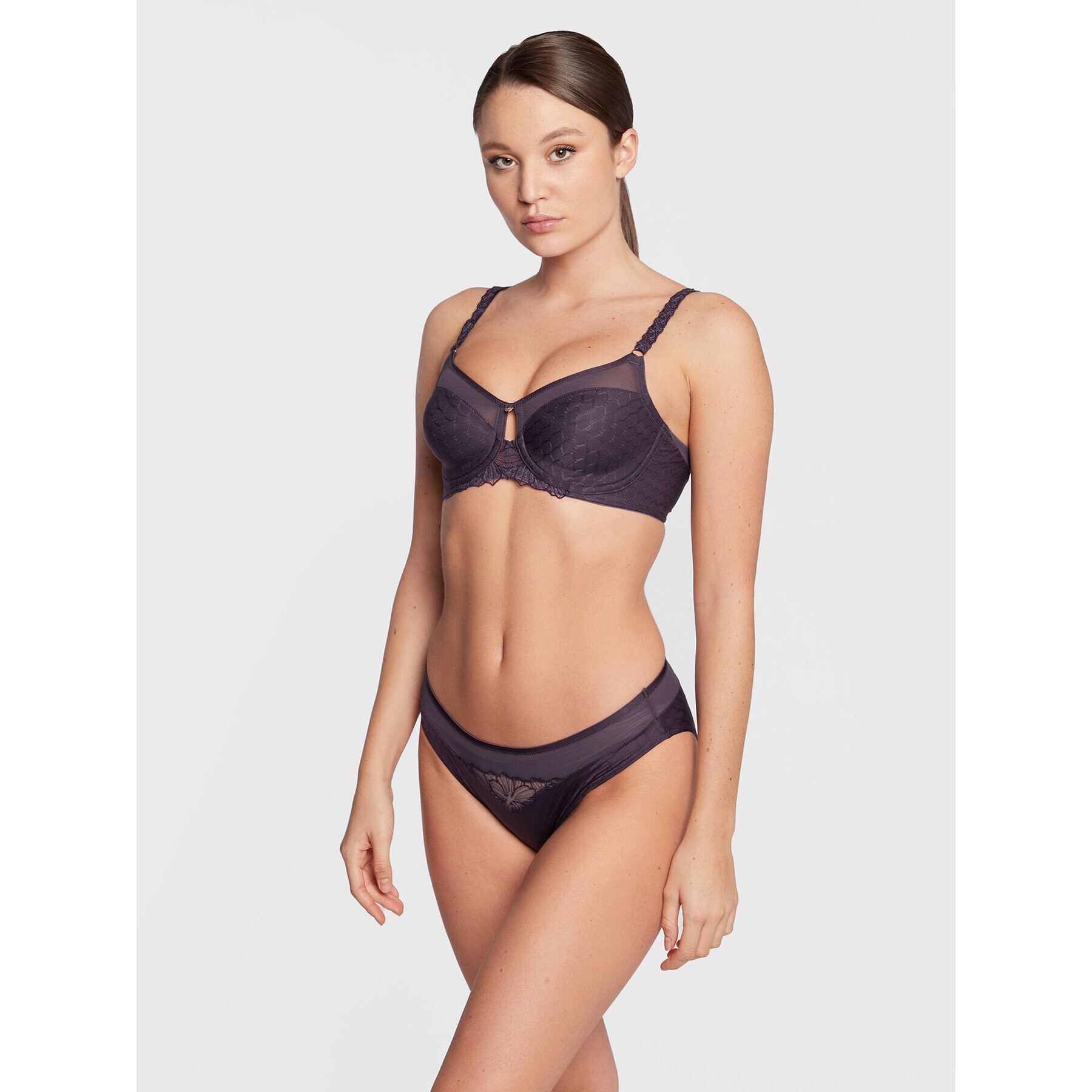 Triumph Сутиен с банели Azalea 10185400 Виолетов - Pepit.bg