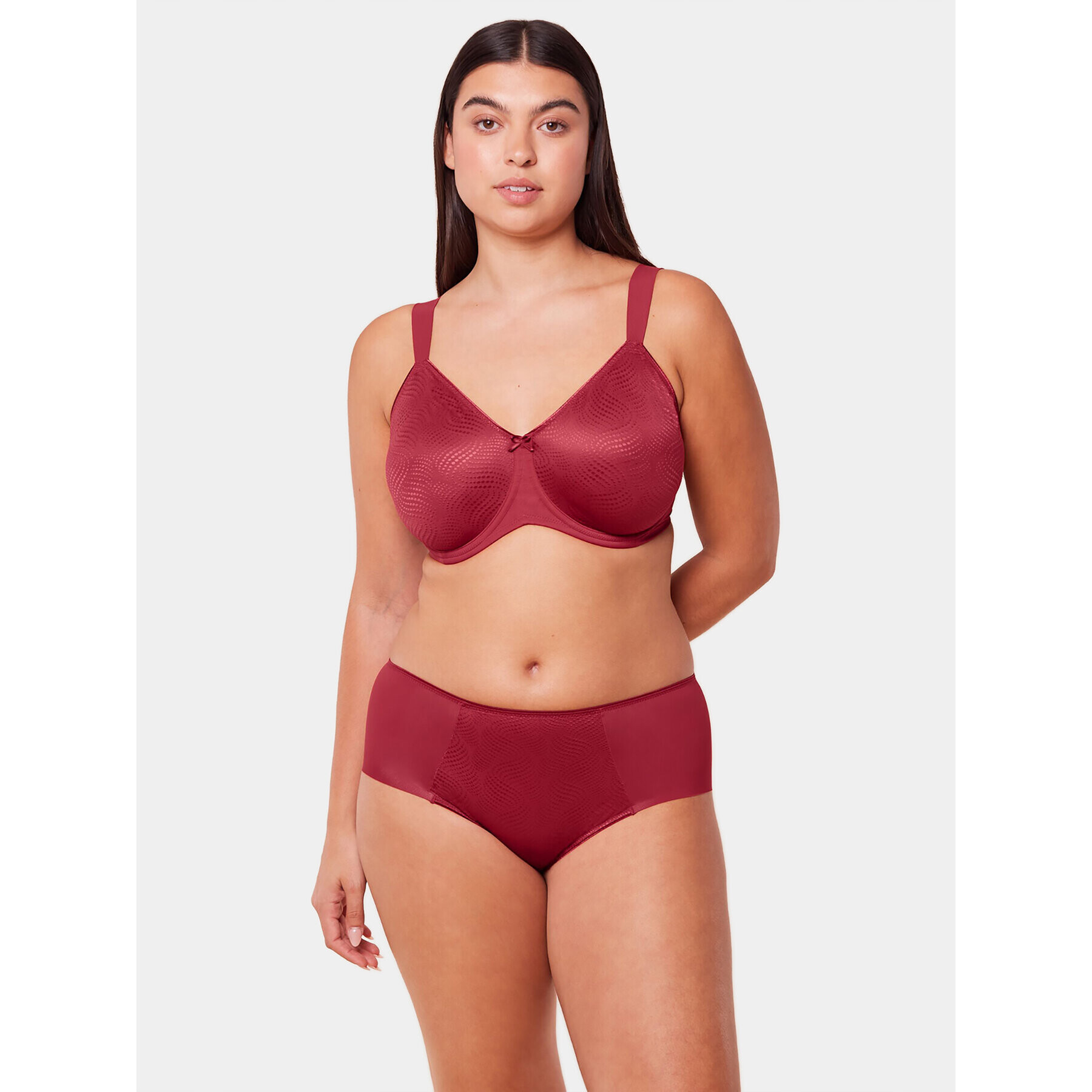 Triumph Сутиен с банели Essential Minimizer W X 10166830 Червен - Pepit.bg