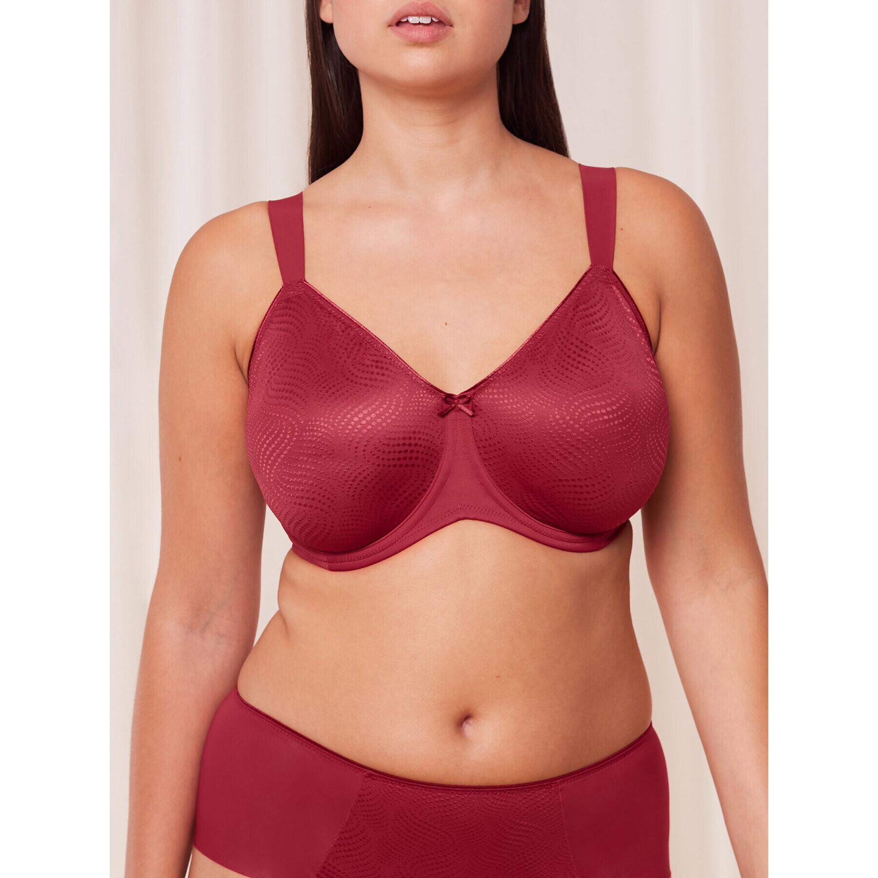 Triumph Сутиен с банели Essential Minimizer W X 10166830 Червен - Pepit.bg